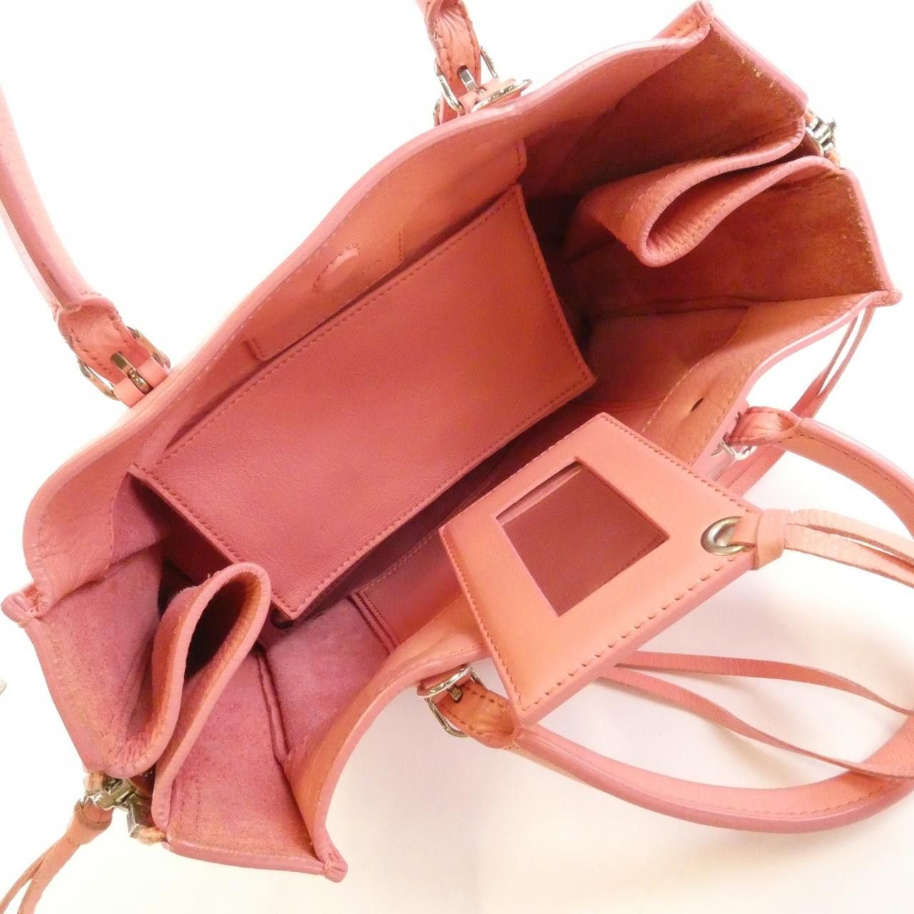 Balenciaga Balenciaga Balenciaga MINI PAPIER A4 Calf Bag Leather Crossbody Bag 305572DBC6N DUTY FREE for USA Size ONE SIZE - 8 Thumbnail
