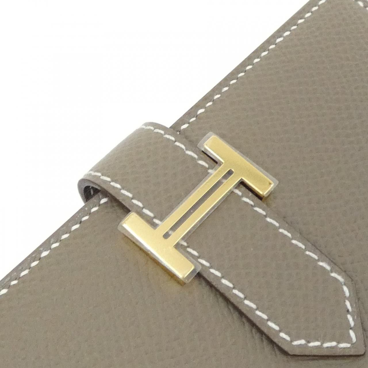 Hermes Hermes Hermes Béarn Compact Epsom wallet Leather Short Wallet W DUTY FREE for USA Size ONE SIZE - 4 Thumbnail