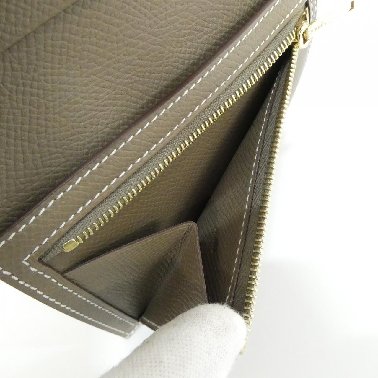 Hermes Hermes Hermes Béarn Compact Epsom wallet Leather Short Wallet W DUTY FREE for USA Size ONE SIZE - 6 Thumbnail
