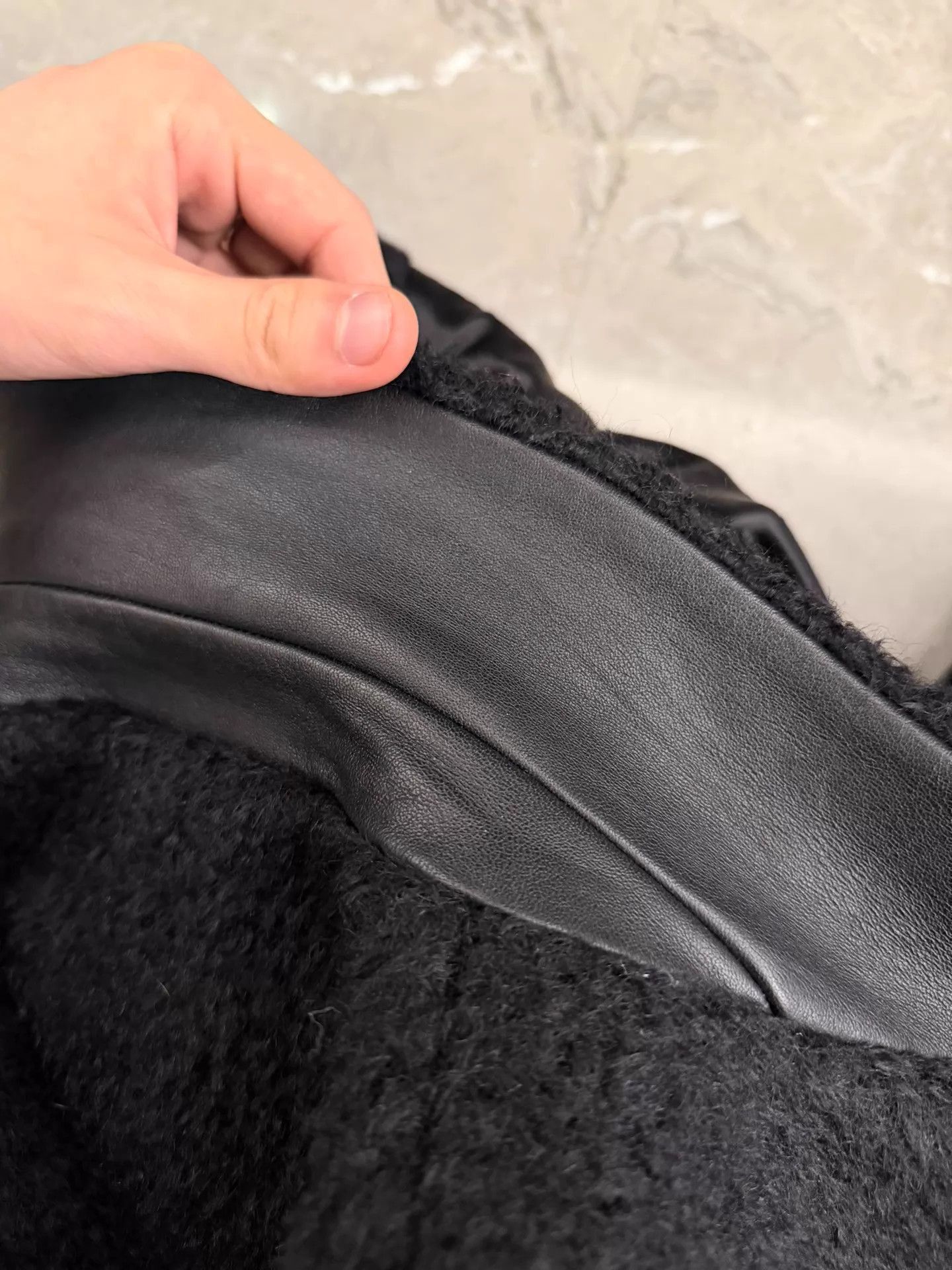 Saint Laurent Paris Black Textured Double-Breasted Long Coat Size US S / EU 44-46 / 1 - 6 Thumbnail