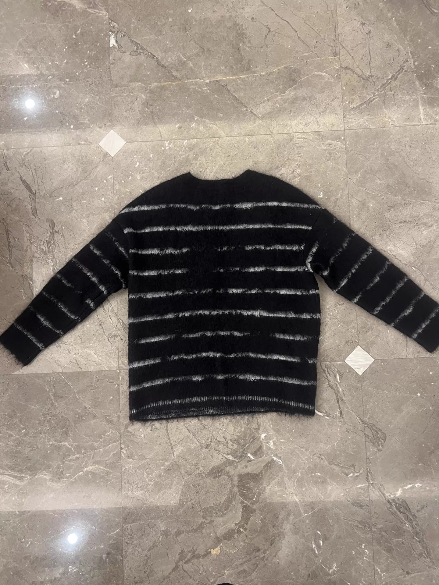 Saint Laurent Paris Multi Striped Long Sleeve Knit Sweater Size US M / EU 48-50 / 2 - 4 Thumbnail