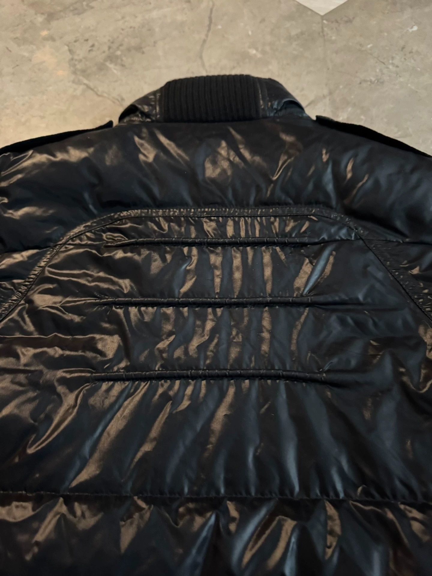 Dior Black Leather Jacket with Belted Waist Size US S / EU 44-46 / 1 - 2 Thumbnail