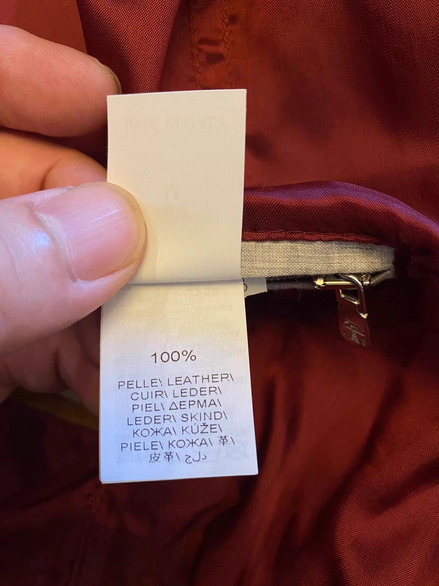 Brunello Cucinelli Brown Leather Jacket with Zip Pockets - Size M Size US M / EU 48-50 / 2 - 9 Thumbnail