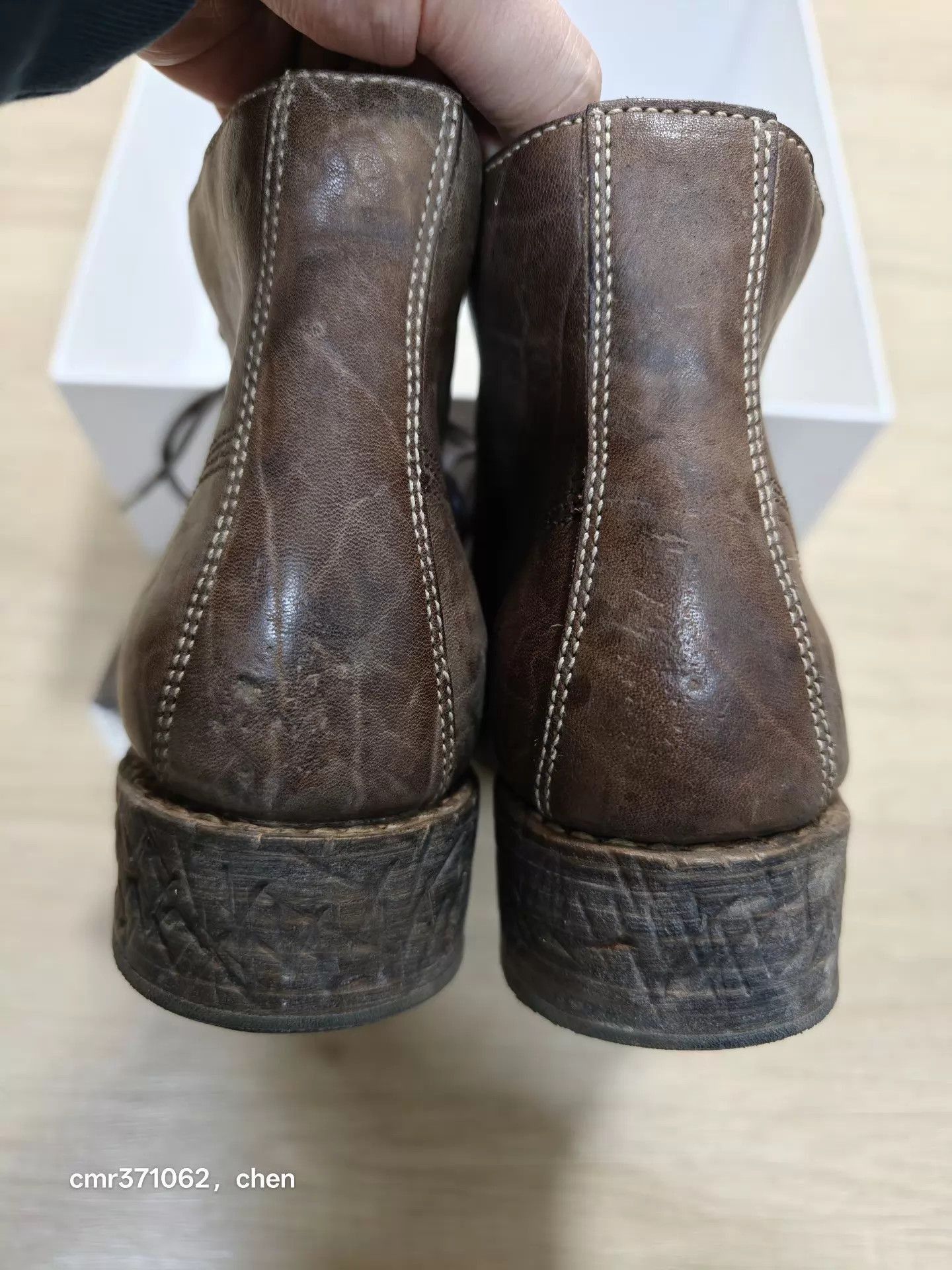 Visvim Brown Leather Lace-Up Boots Size 9 Size US 9 / EU 42 - 6 Thumbnail