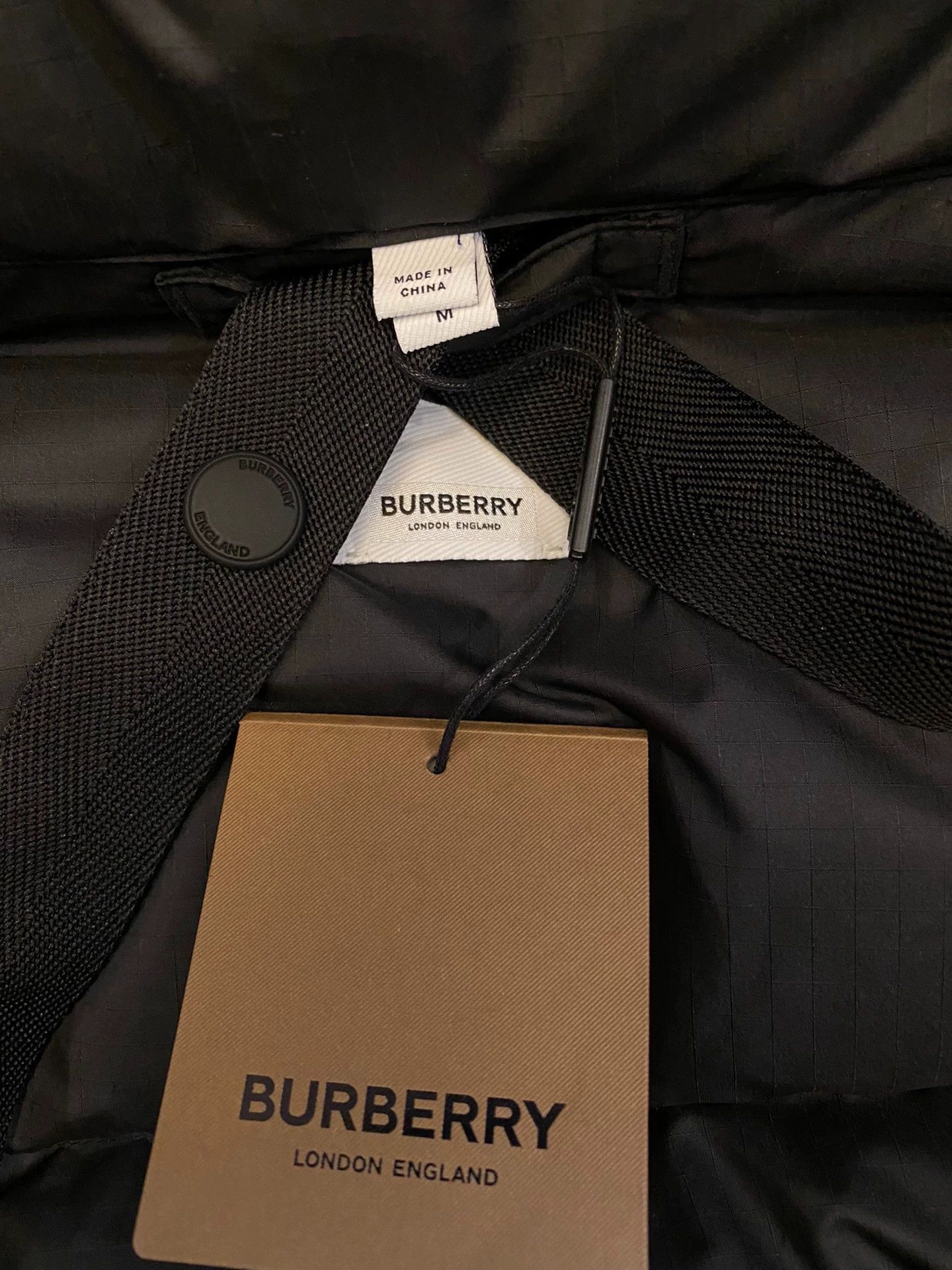 Burberry Blue Puffer Jacket with Hood, Size M Size US M / EU 48-50 / 2 - 5 Thumbnail