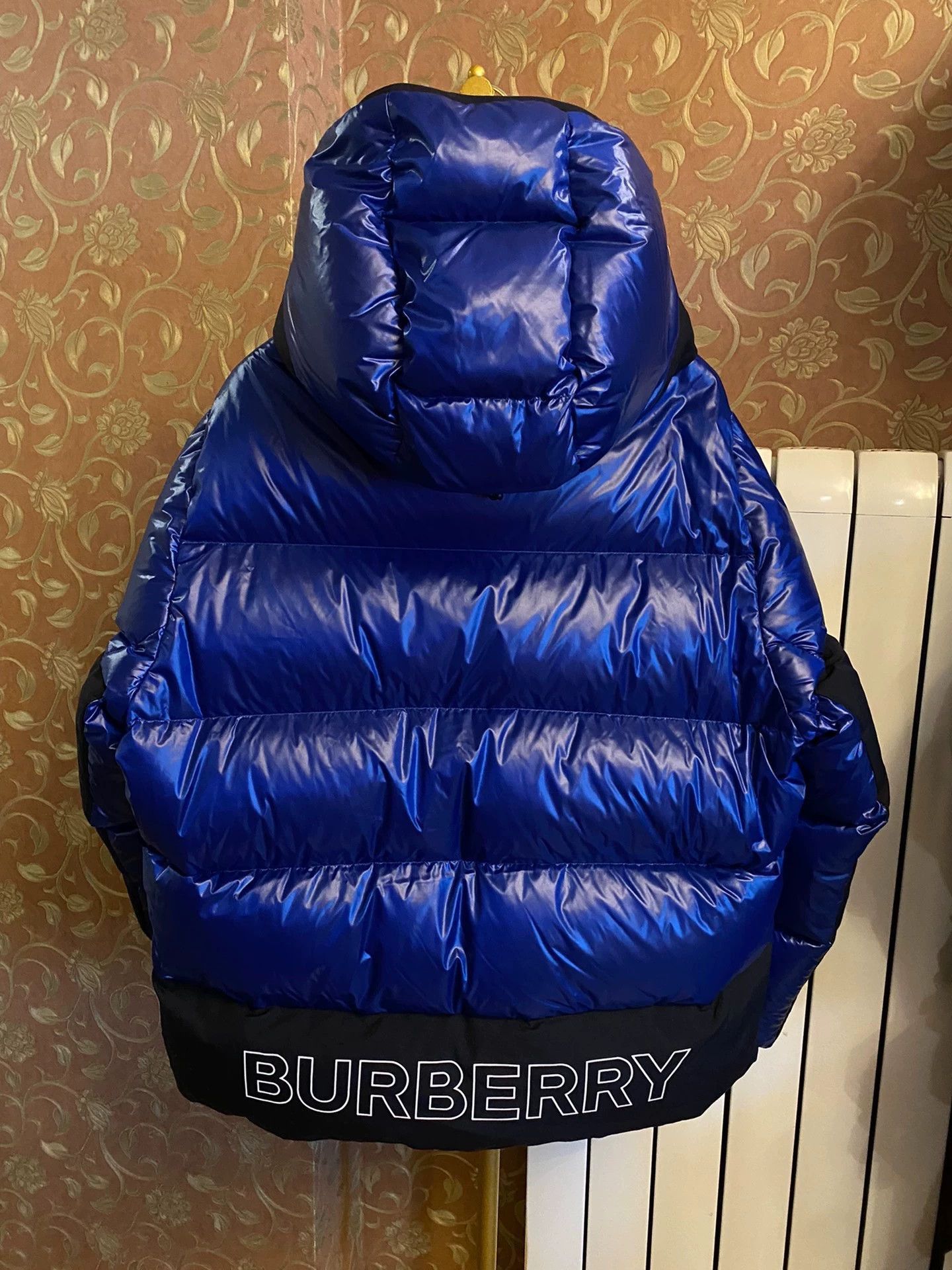 Burberry Blue Puffer Jacket with Hood, Size M Size US M / EU 48-50 / 2 - 3 Thumbnail