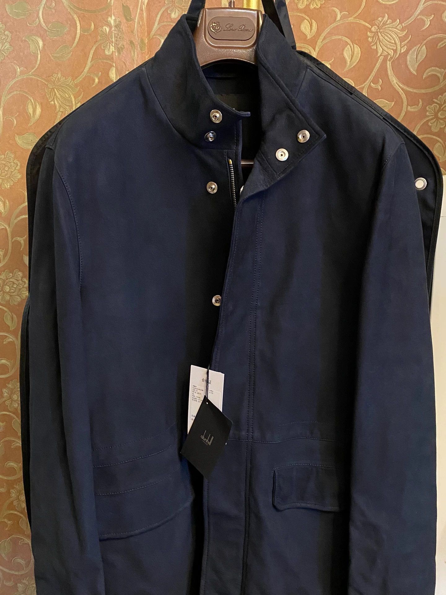 Alfred Dunhill Black Casual Jacket with Front Pockets Size US M / EU 48-50 / 2 - 3 Thumbnail