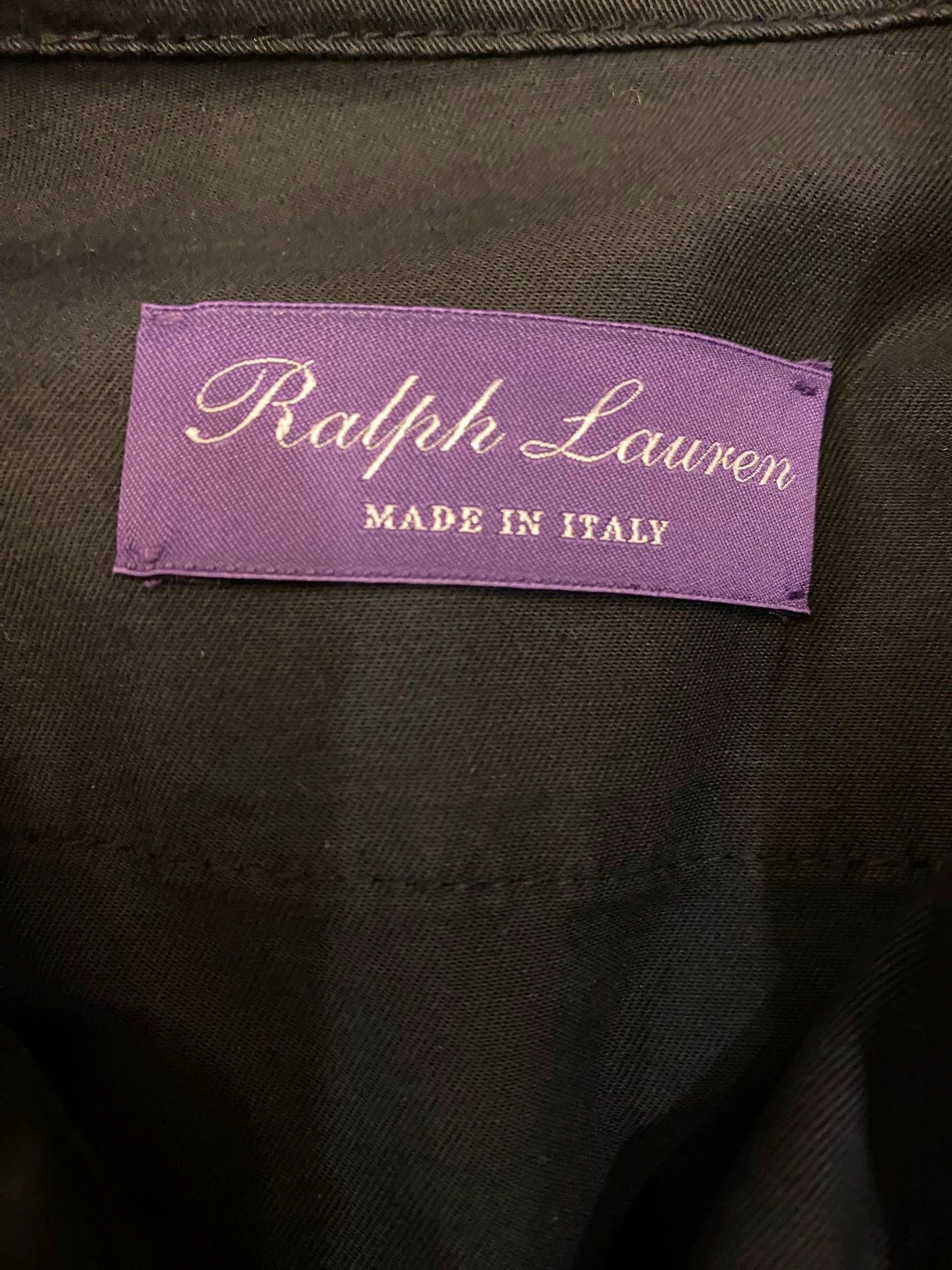 Ralph Lauren Black Button-Front Utility Jacket Size US M / EU 48-50 / 2 - 5 Thumbnail