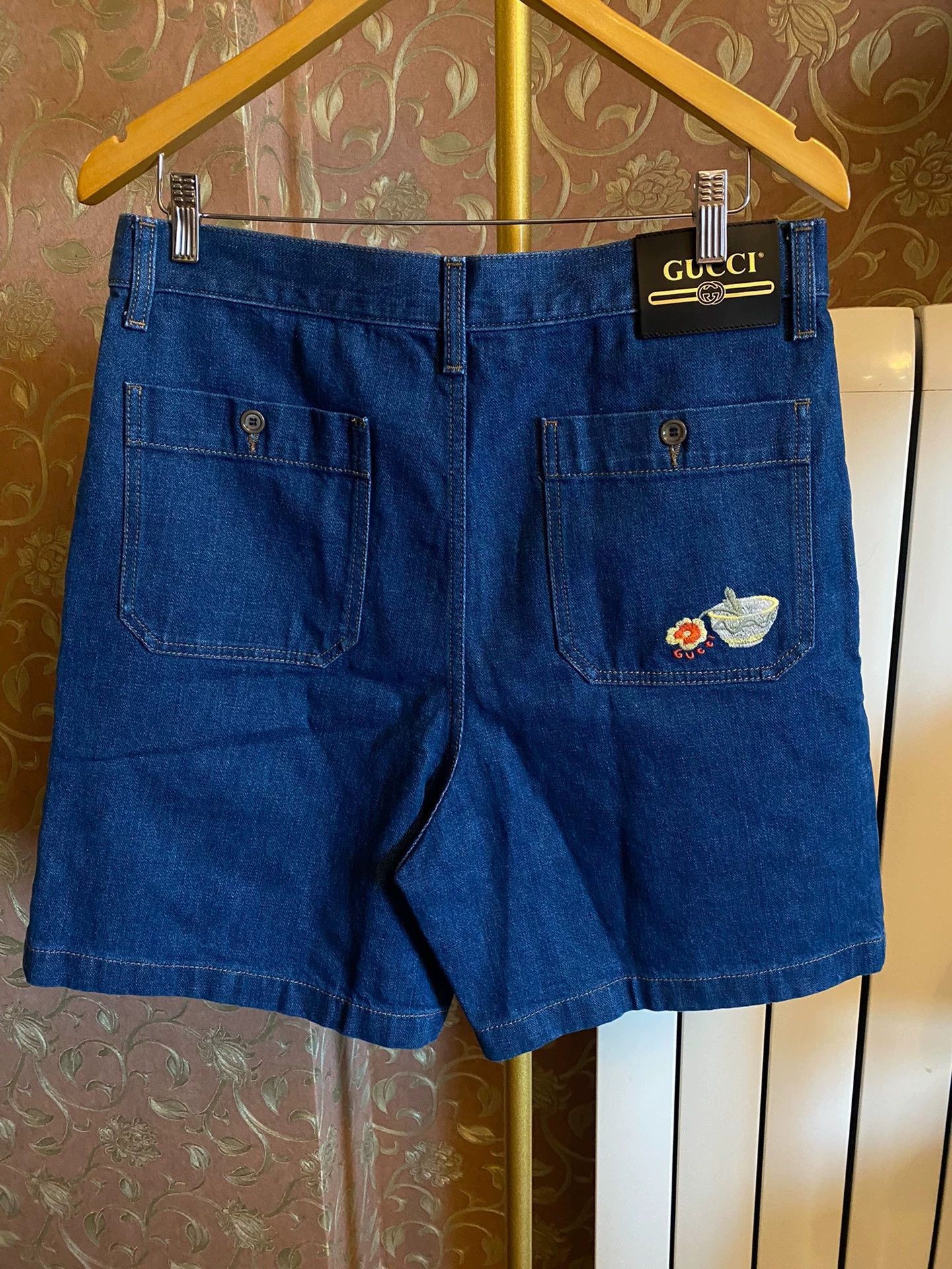 Gucci Blue Denim Shorts Size 32 Size US 32 / EU 48 - 2 Thumbnail