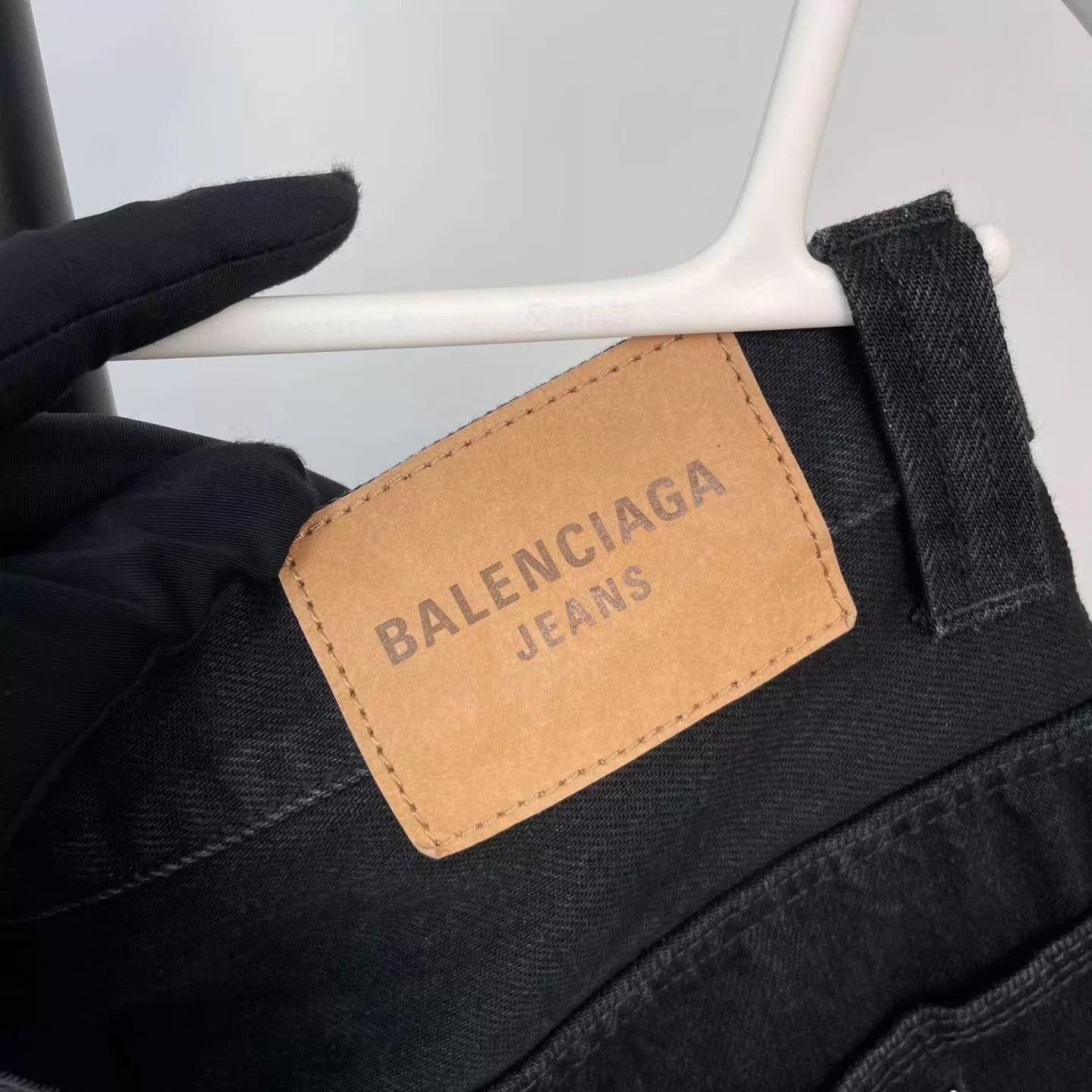 Balenciaga Black Two-Tone Denim Shorts Size 30 Size US 30 / EU 46 - 2 Thumbnail