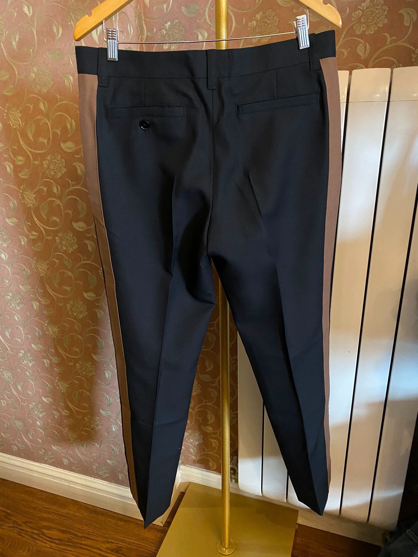 Burberry Black Tailored Casual Pants Size 34 Size US 34 / EU 50 - 2 Thumbnail