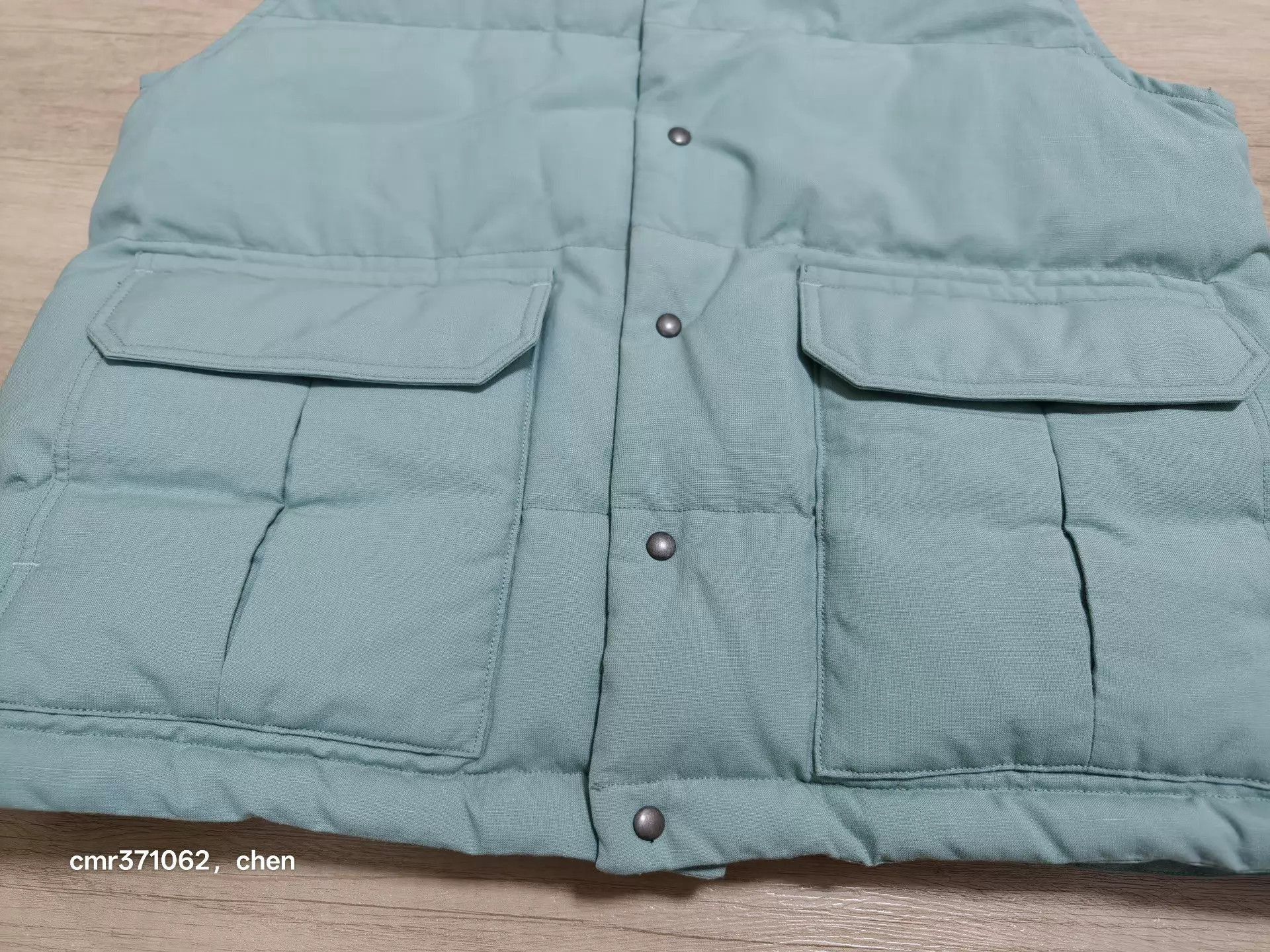 Visvim Green Puffer Vest with Front Pockets - Size S Size US S / EU 44-46 / 1 - 3 Thumbnail