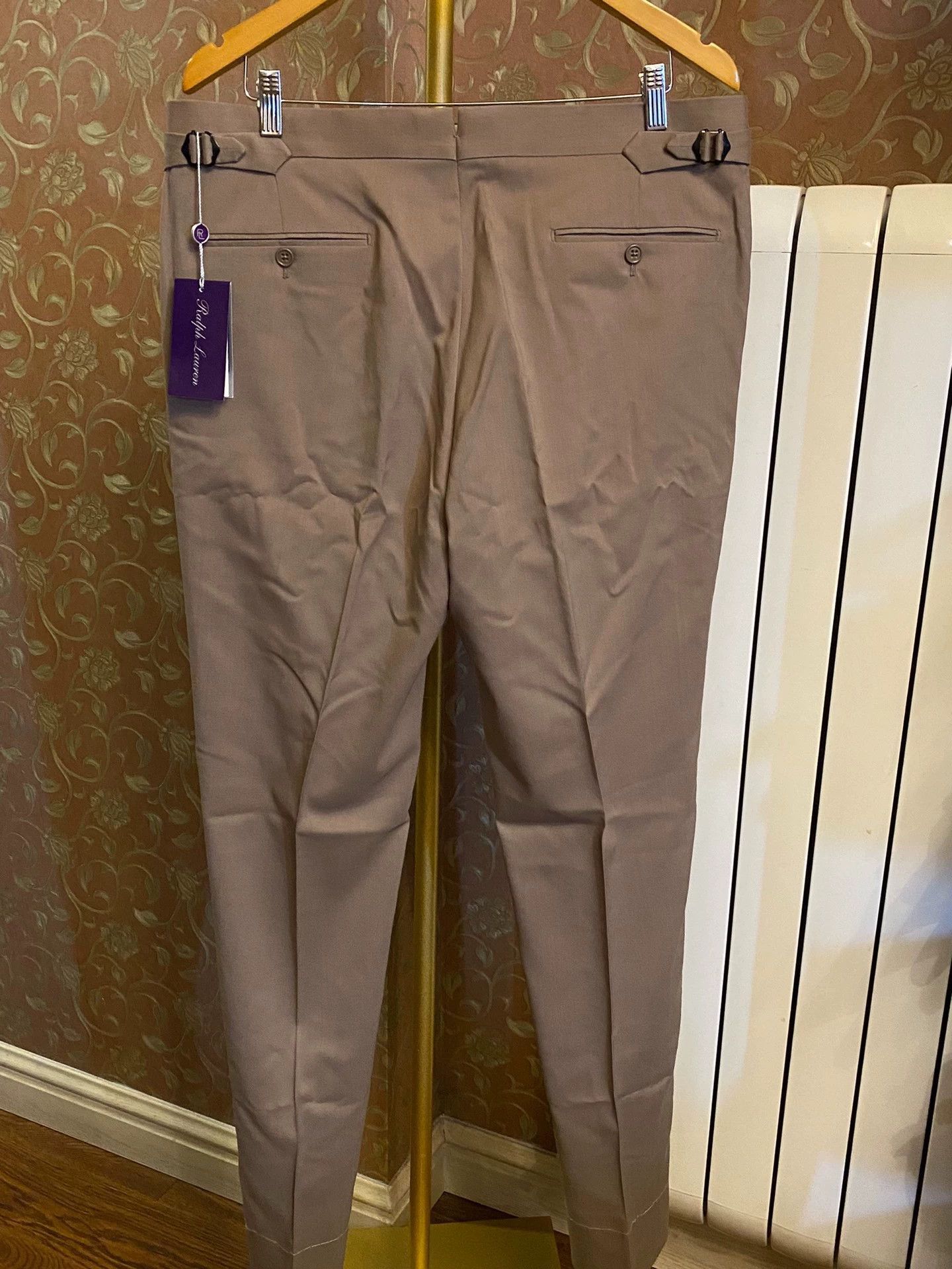 Ralph Lauren Beige Pleated Casual Pants Size 34 Size US 34 / EU 50 - 2 Thumbnail
