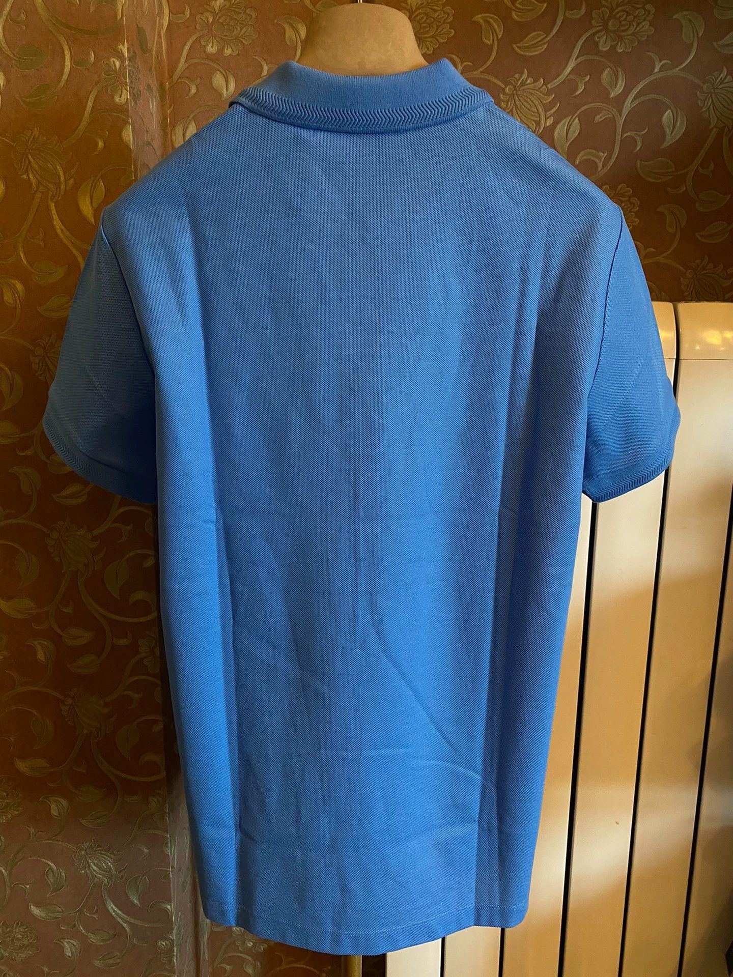 Burberry Blue Short-Sleeve Polo Shirt Size US L / EU 52-54 / 3 - 3 Thumbnail