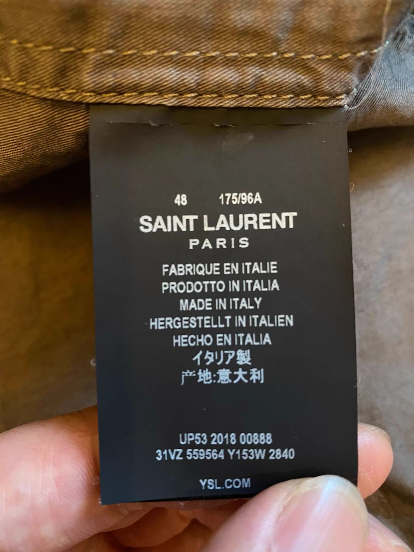 Saint Laurent Paris Embroidered Sleeveless Vest with Fringe Detail Size US M / EU 48-50 / 2 - 7 Thumbnail