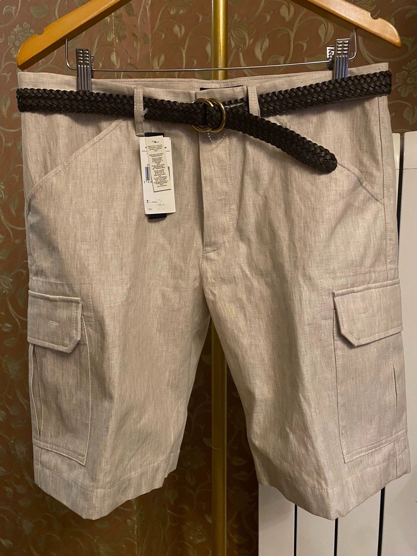 Loro Piana Beige Cargo Shorts Size 32 Size US 32 / EU 48 - 2 Thumbnail