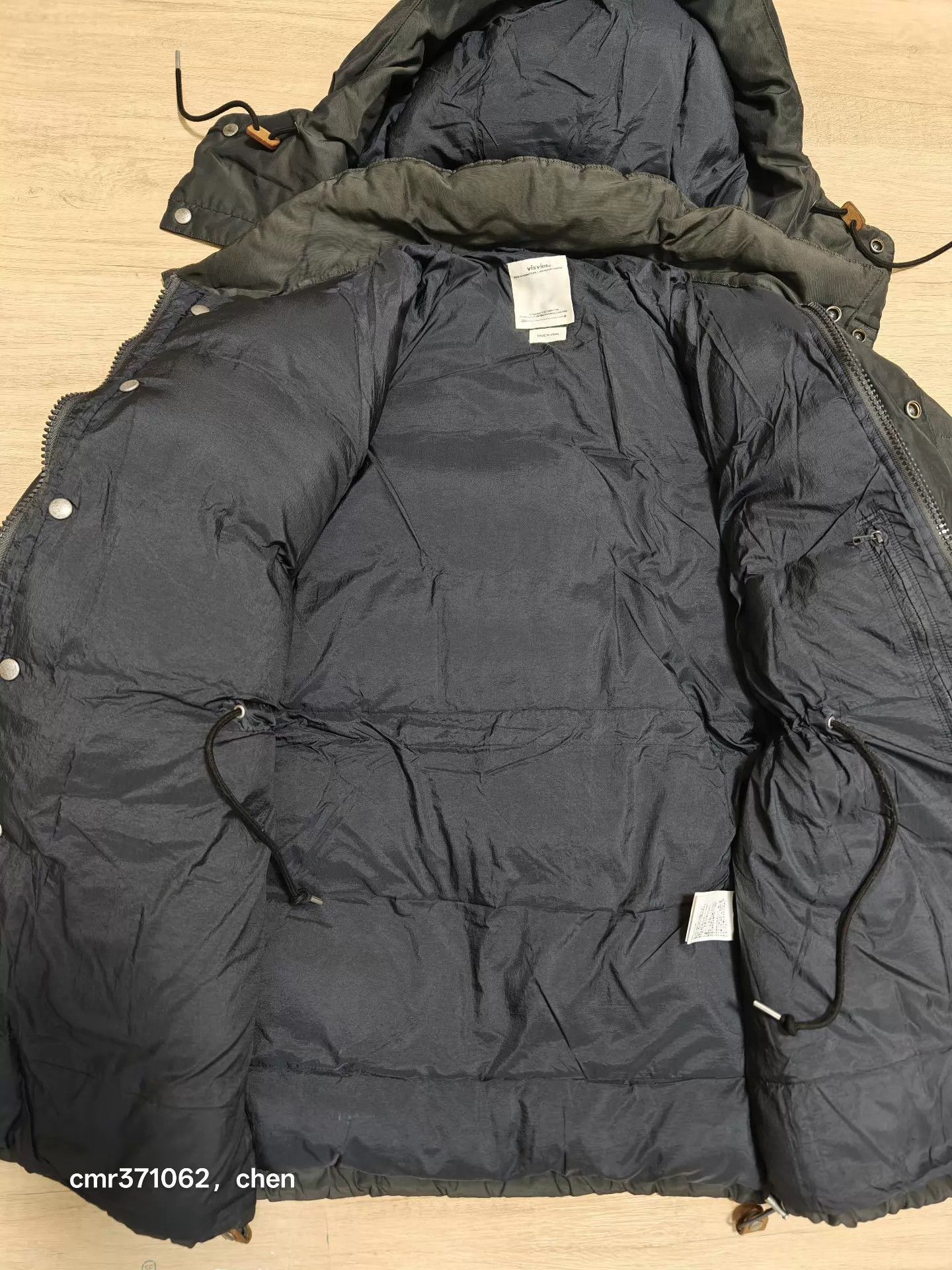 Visvim Black Hooded Puffer Jacket - Size M Size US M / EU 48-50 / 2 - 4 Thumbnail