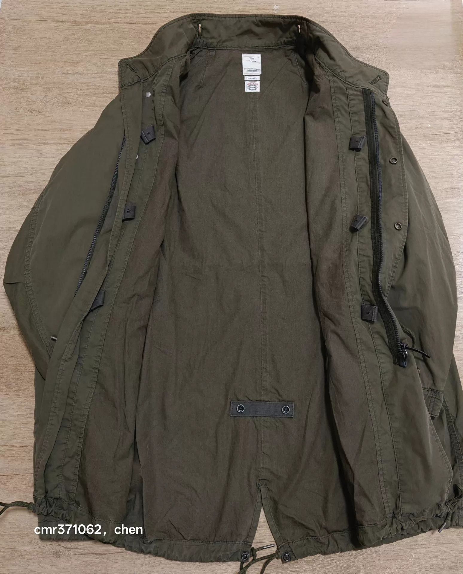 Visvim Green Long-Sleeve Heavy Coat Size M Size US M / EU 48-50 / 2 - 6 Thumbnail