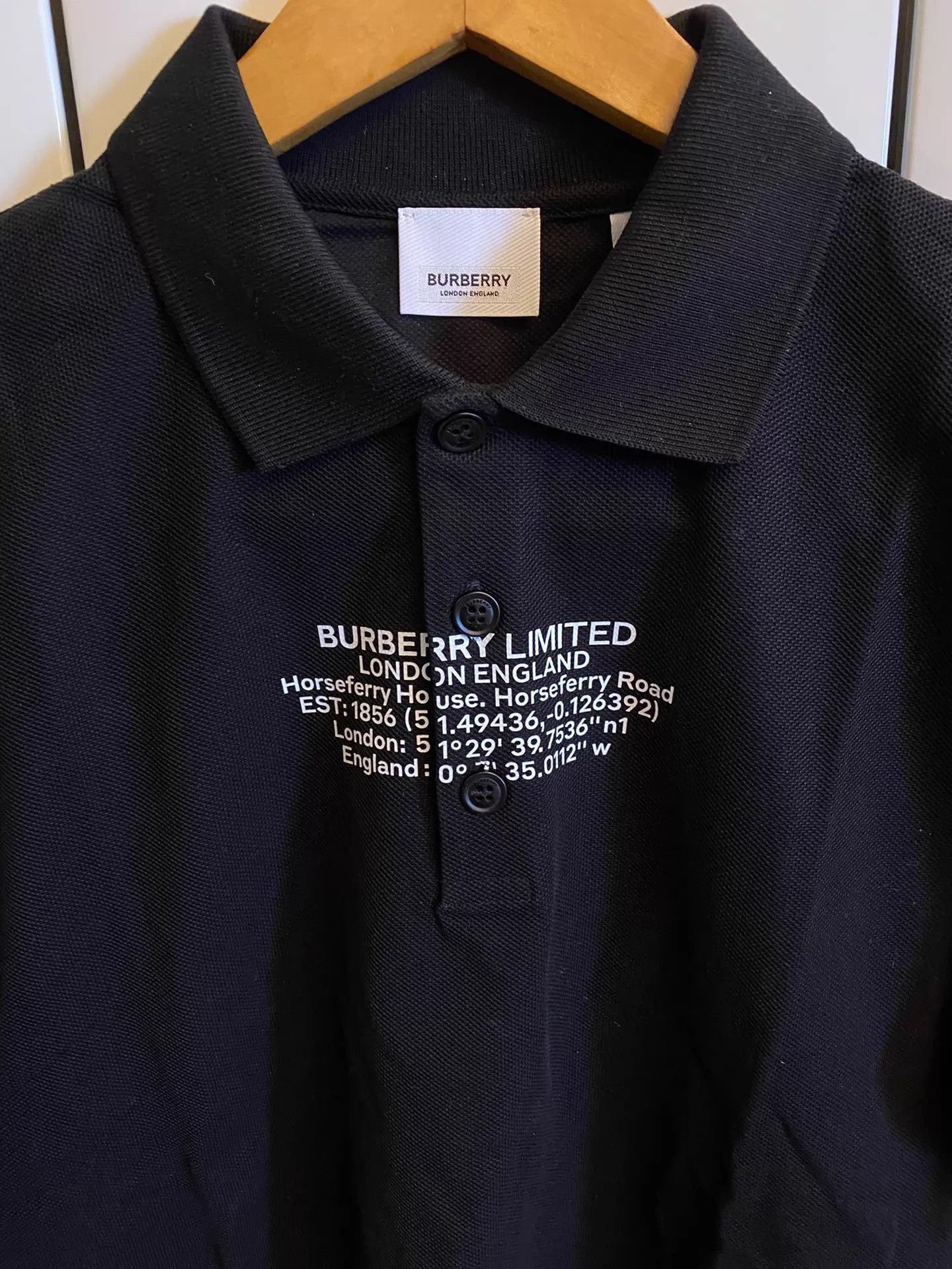 Burberry Black Short-Sleeve Polo Shirt Size US S / EU 44-46 / 1 - 2 Thumbnail