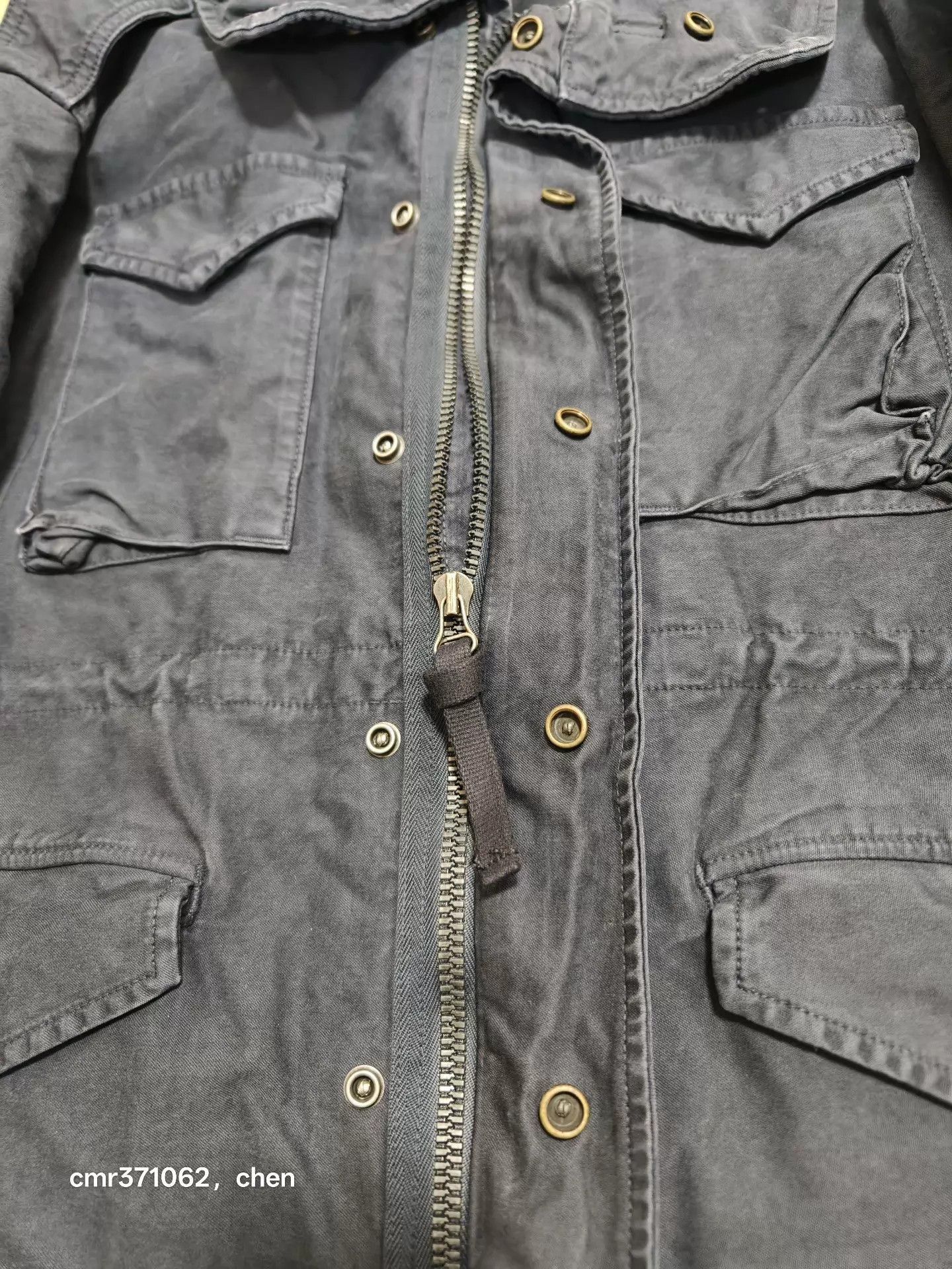 Visvim Blue Long-Sleeve Utility Coat Size S Size US S / EU 44-46 / 1 - 4 Thumbnail