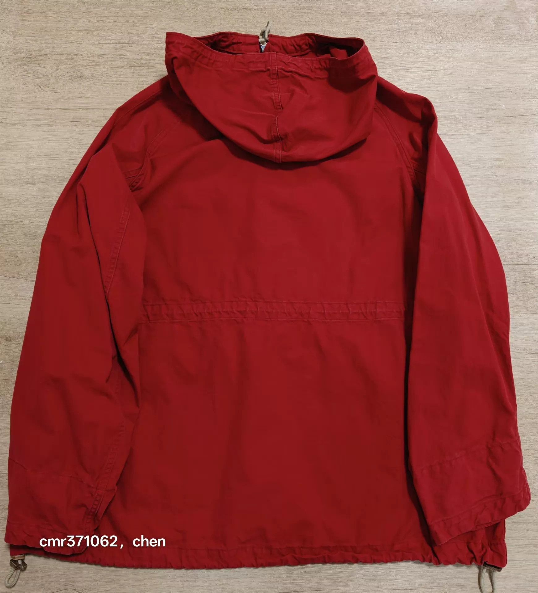 Visvim Red Hooded Light Jacket Size M Size US M / EU 48-50 / 2 - 7 Thumbnail