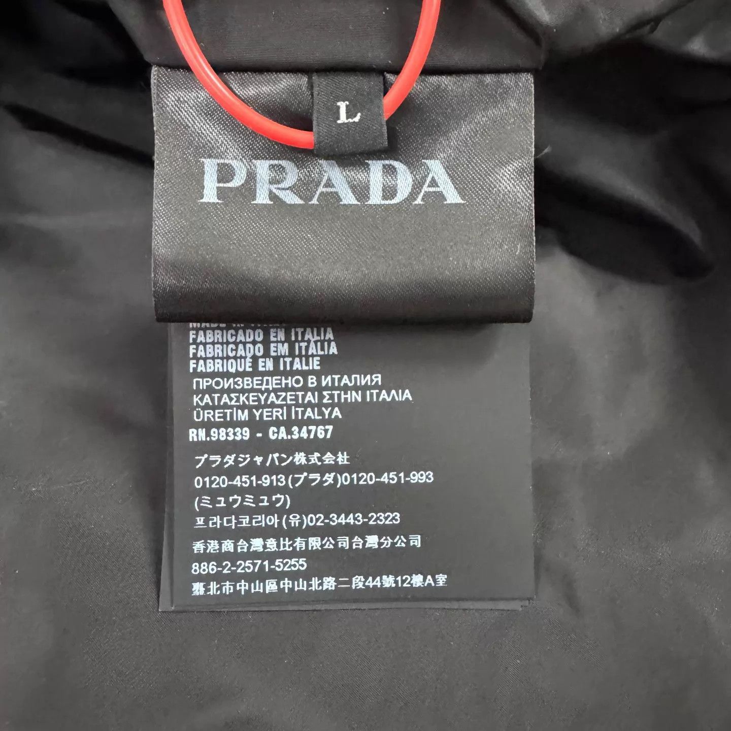 Prada White Long-Sleeve Button-Up Shirt Size US L / EU 52-54 / 3 - 7 Thumbnail