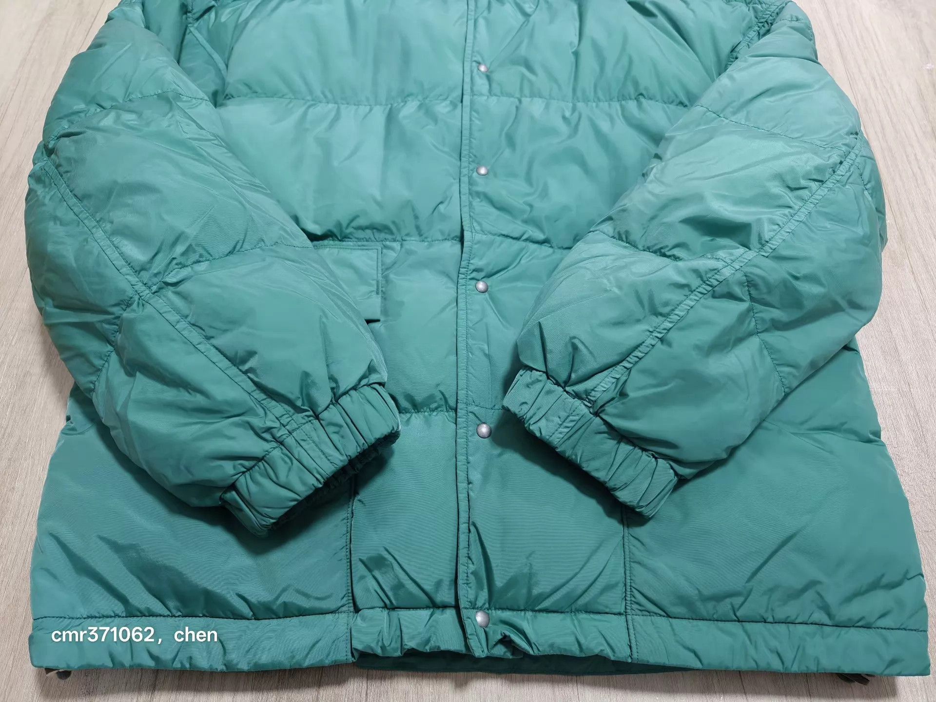 Visvim Green Puffer Jacket with Pockets, Size L Size US L / EU 52-54 / 3 - 2 Thumbnail