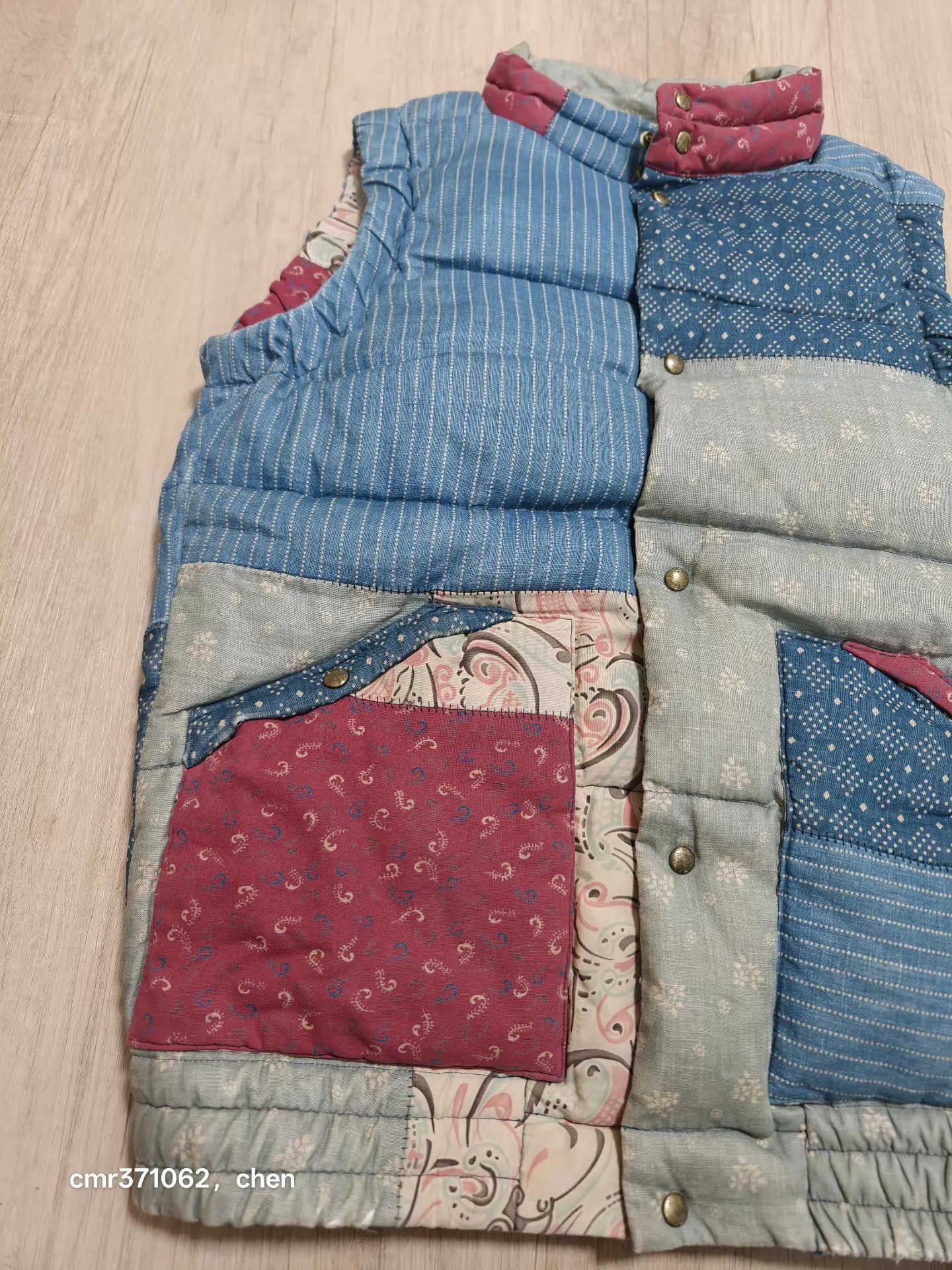 Visvim Multi Patchwork Quilted Vest - Size S Size US S / EU 44-46 / 1 - 2 Thumbnail