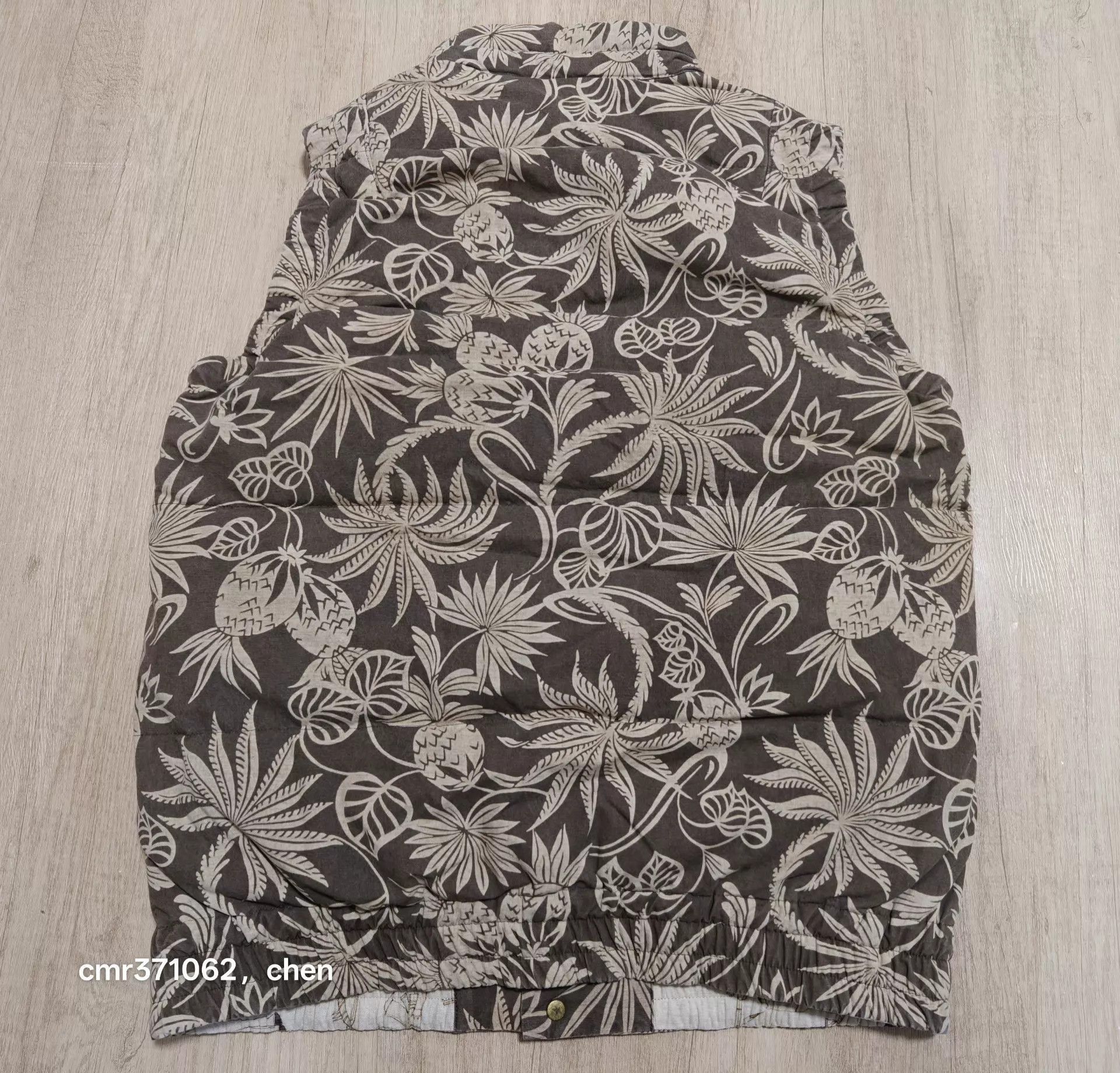 Visvim Multi-Color Floral Print Puffer Vest Size US M / EU 48-50 / 2 - 3 Thumbnail