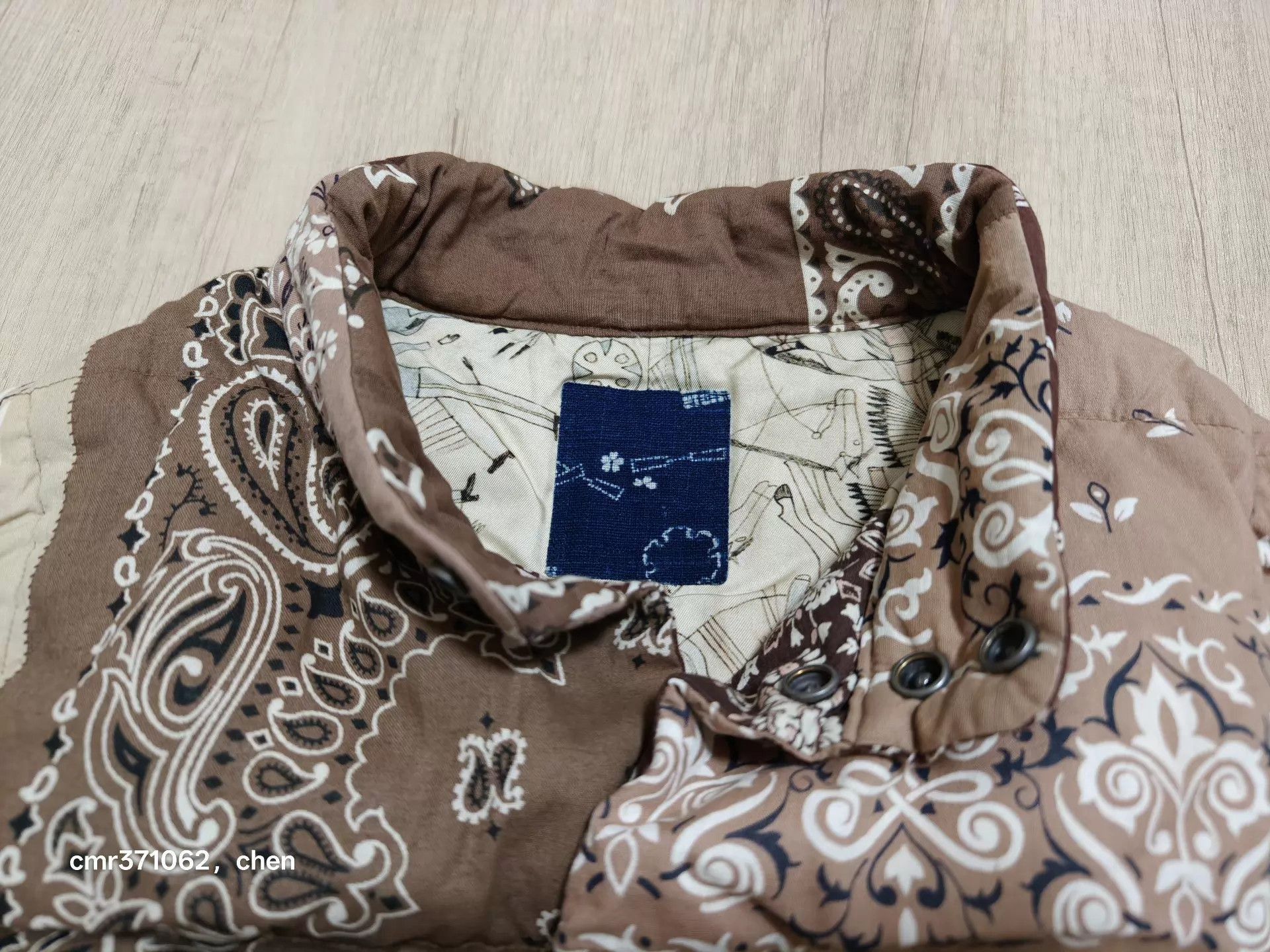 Visvim Brown Patchwork Quilted Vest Size L Size US L / EU 52-54 / 3 - 2 Thumbnail