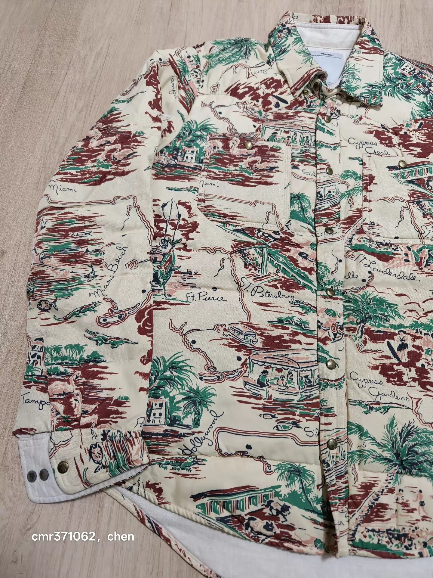 Visvim Multi-Print Long Sleeve Button-Up Shirt Size US M / EU 48-50 / 2 - 3 Thumbnail