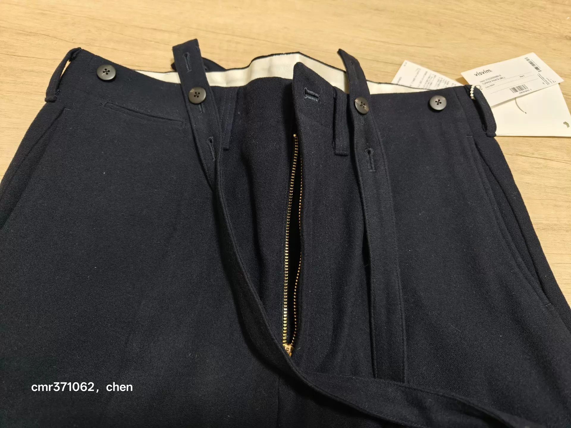 Visvim Blue Casual Pants with Belt, Size 32 Size US 32 / EU 48 - 4 Thumbnail