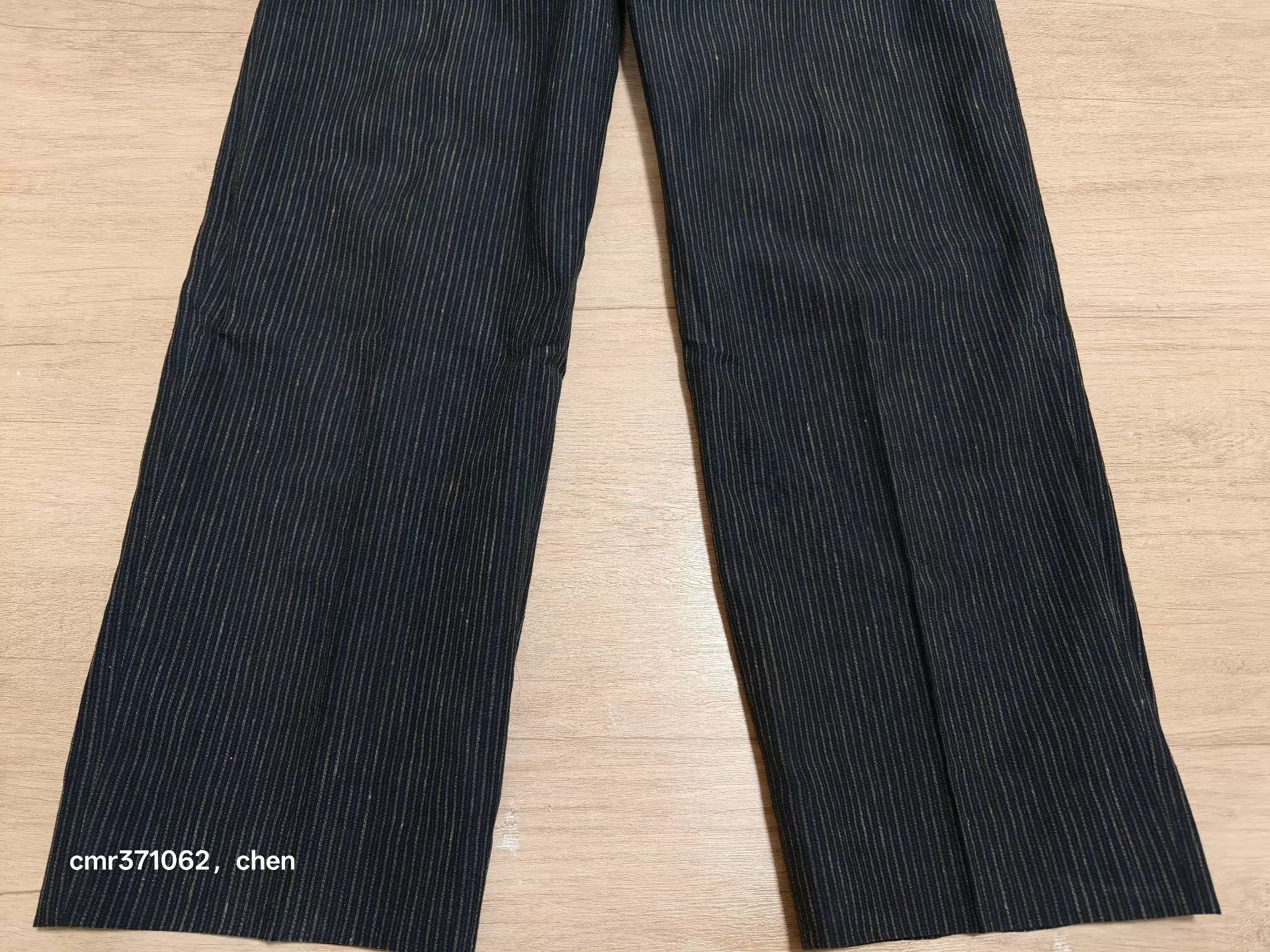 Visvim Blue Striped Casual Pants Size 32 Size US 32 / EU 48 - 2 Thumbnail