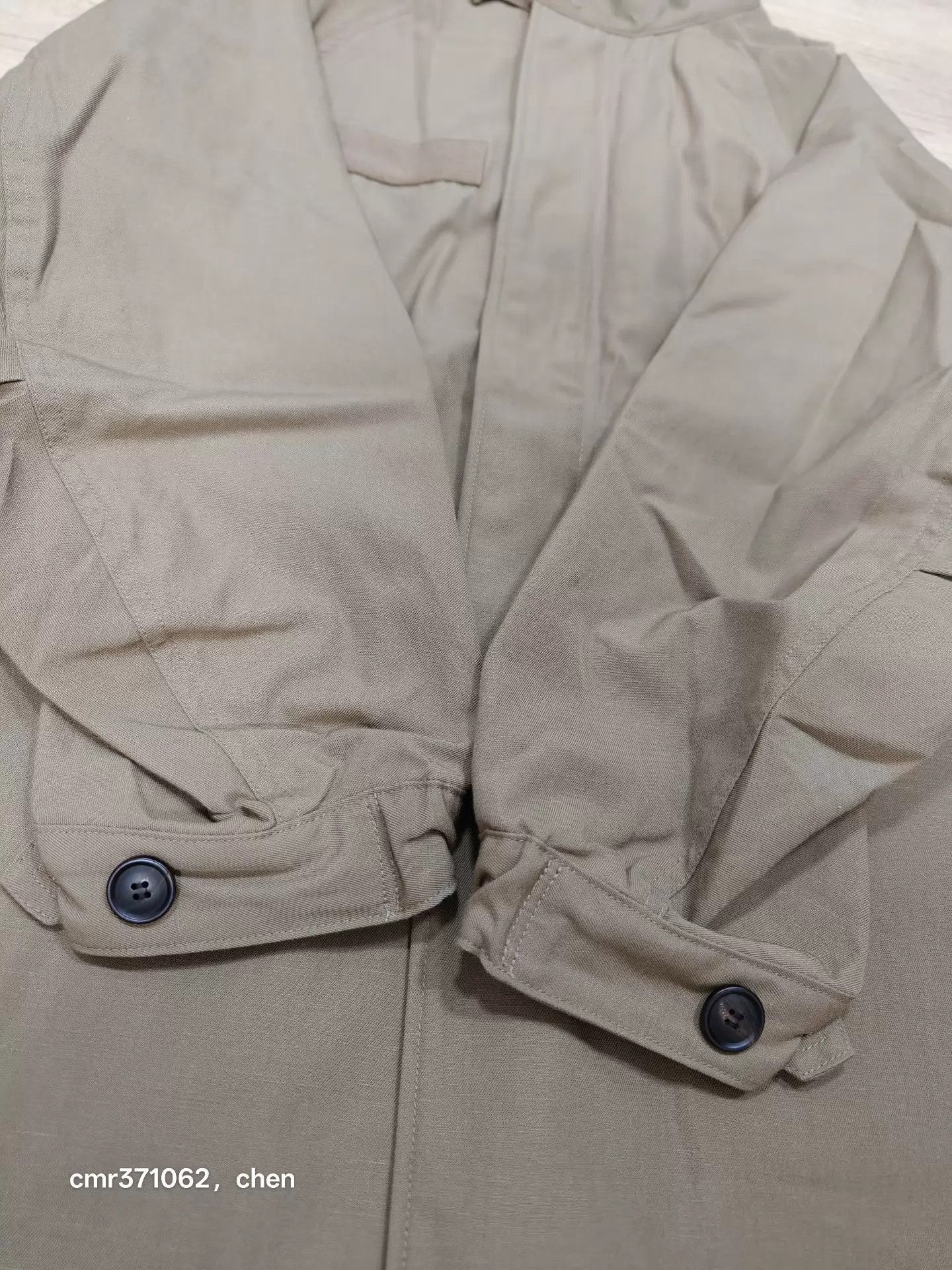 Visvim Beige Long Jacket with Pockets, Size S Size US S / EU 44-46 / 1 - 6 Thumbnail
