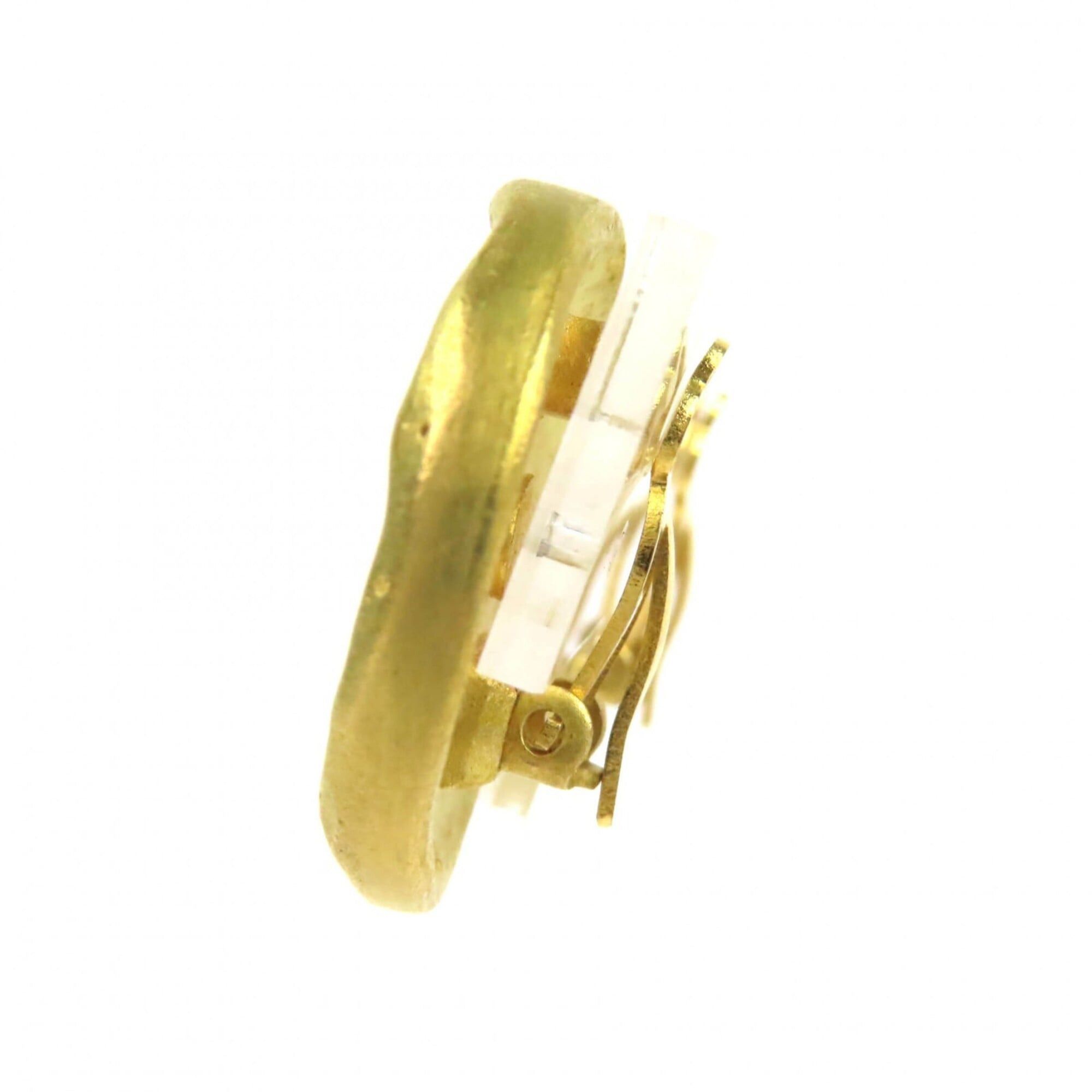Chanel CHANEL Vintage 1994 94P Coco Mark Round Earrings (Pair) Gold Made in France Women's Size ONE SIZE - 3 Thumbnail