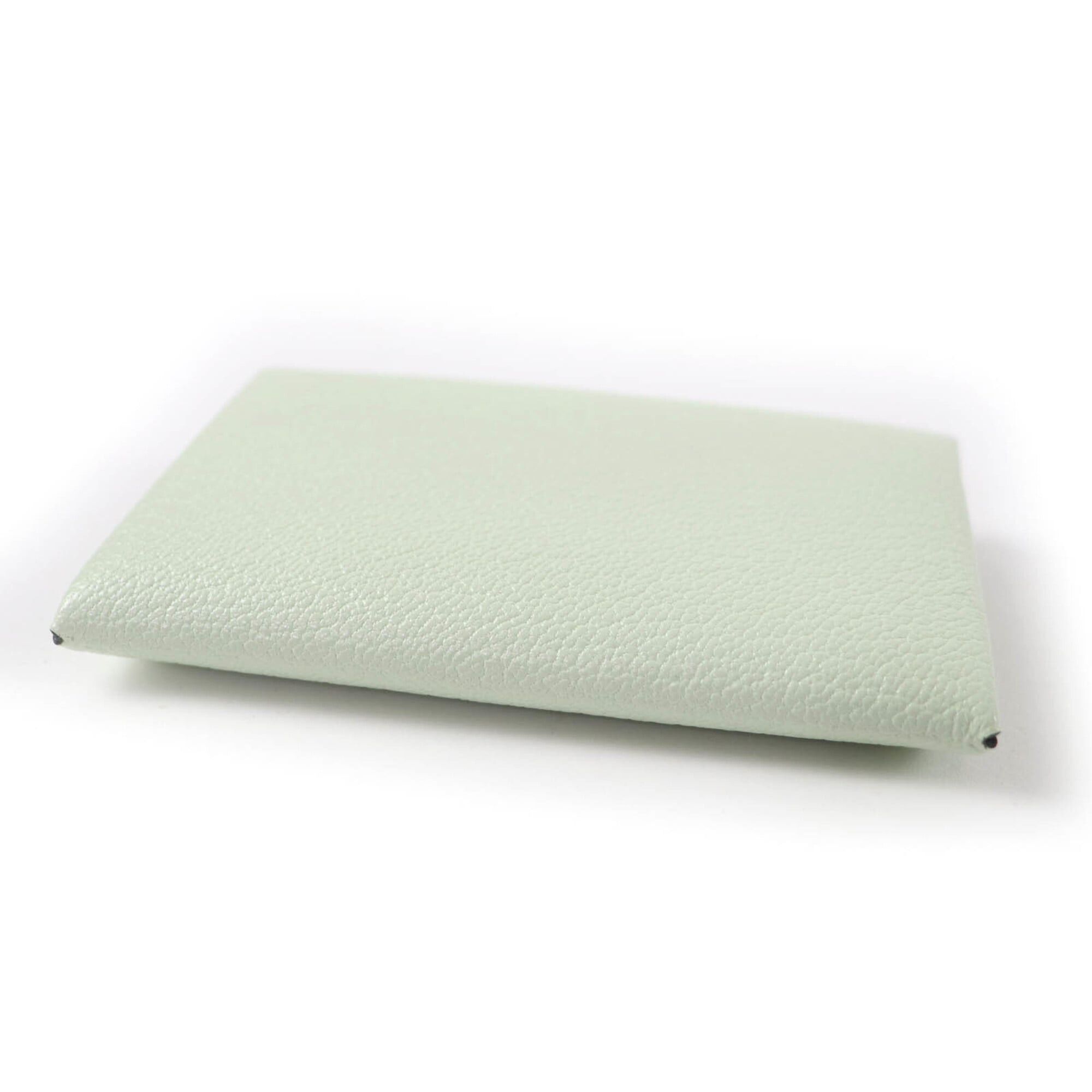 Hermes HERMES Calvi Chevre Vert Fizz Mint Pass Case/Business Card Holder/Card Case, B Stamp, Made in France, Women's Size ONE SIZE - 4 Thumbnail