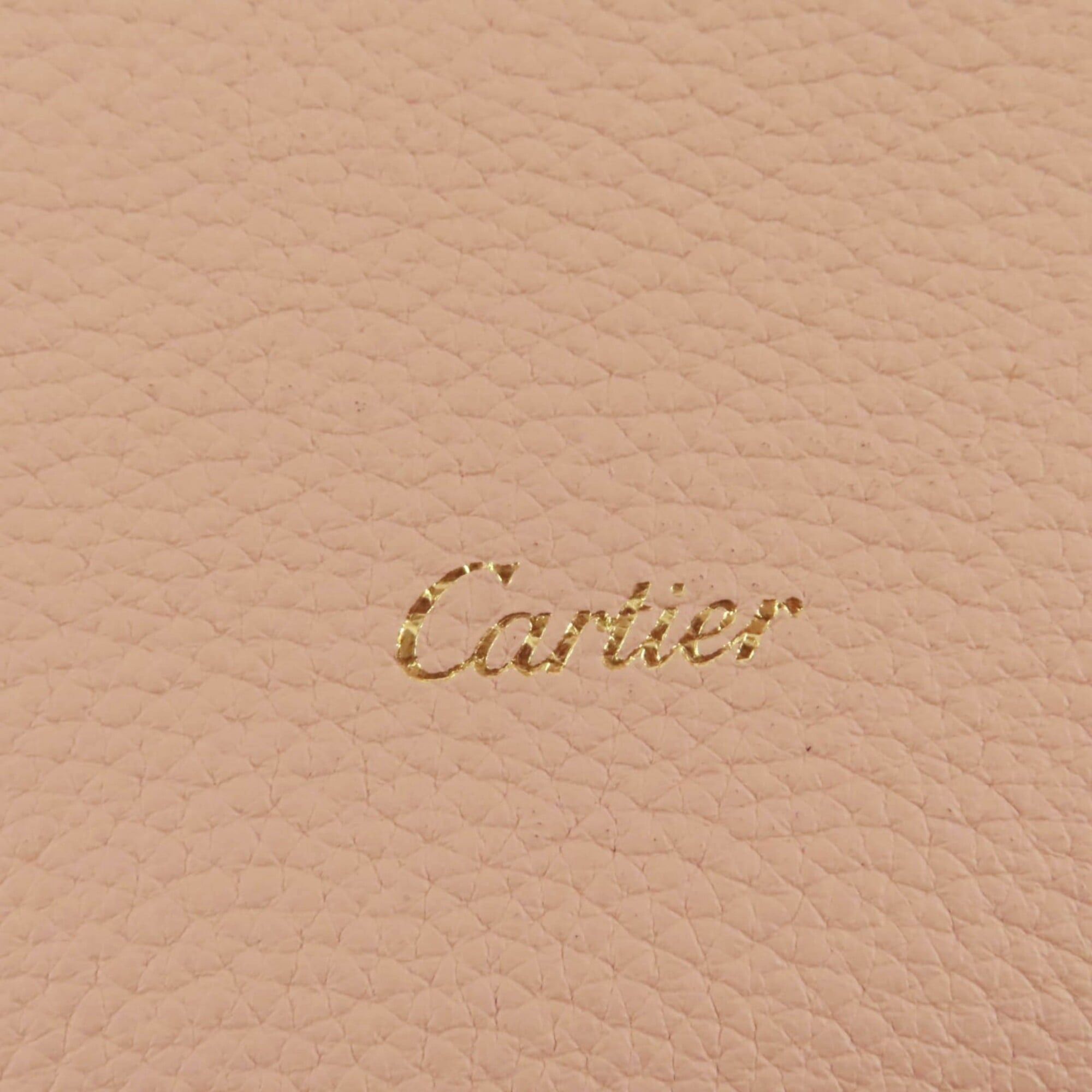 Cartier Cartier L1002481 Trinity 100th Anniversary Leather Shoulder Bag, Pink, Made in Italy, Women's Size ONE SIZE - 9 Thumbnail