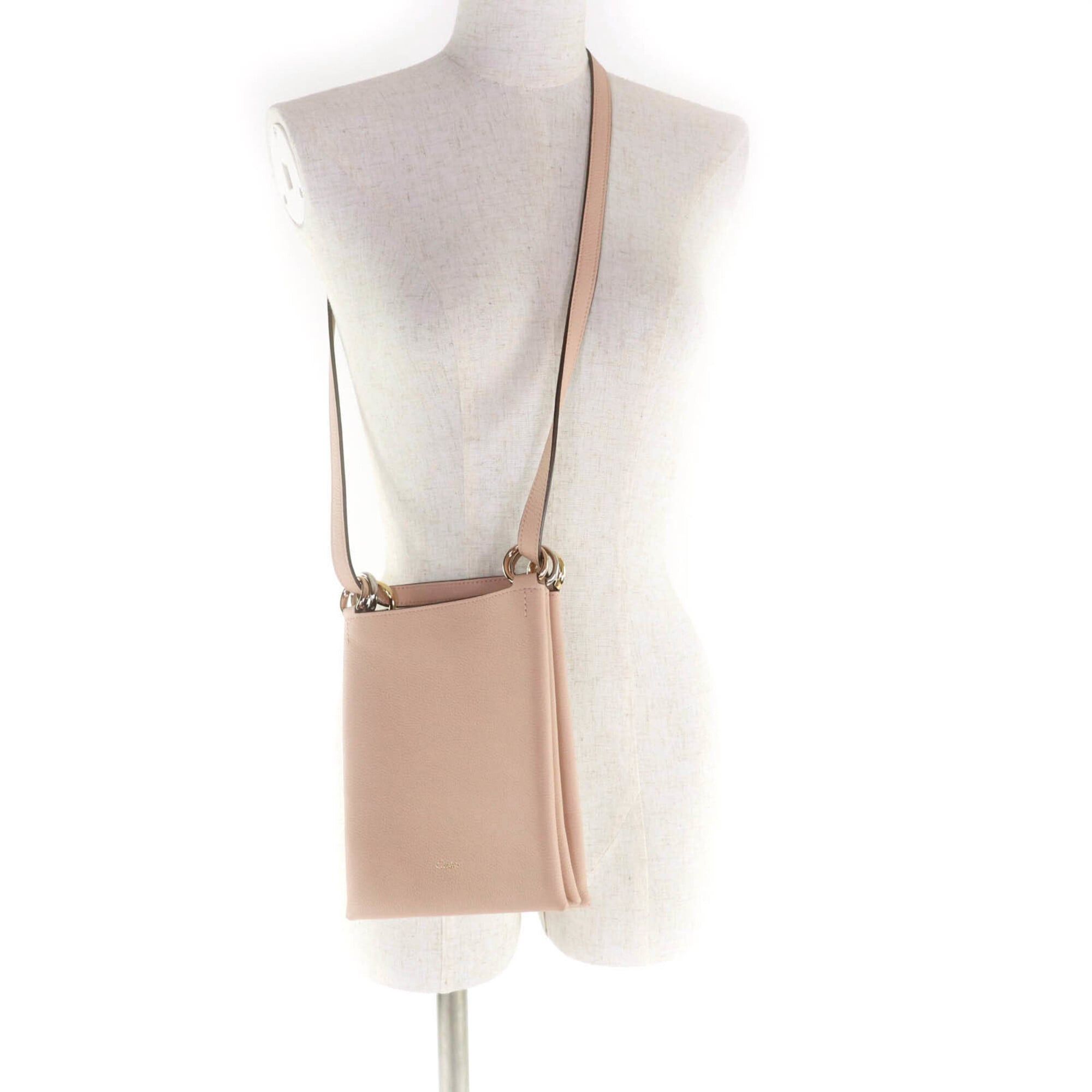 Cartier Cartier L1002481 Trinity 100th Anniversary Leather Shoulder Bag, Pink, Made in Italy, Women's Size ONE SIZE - 5 Thumbnail