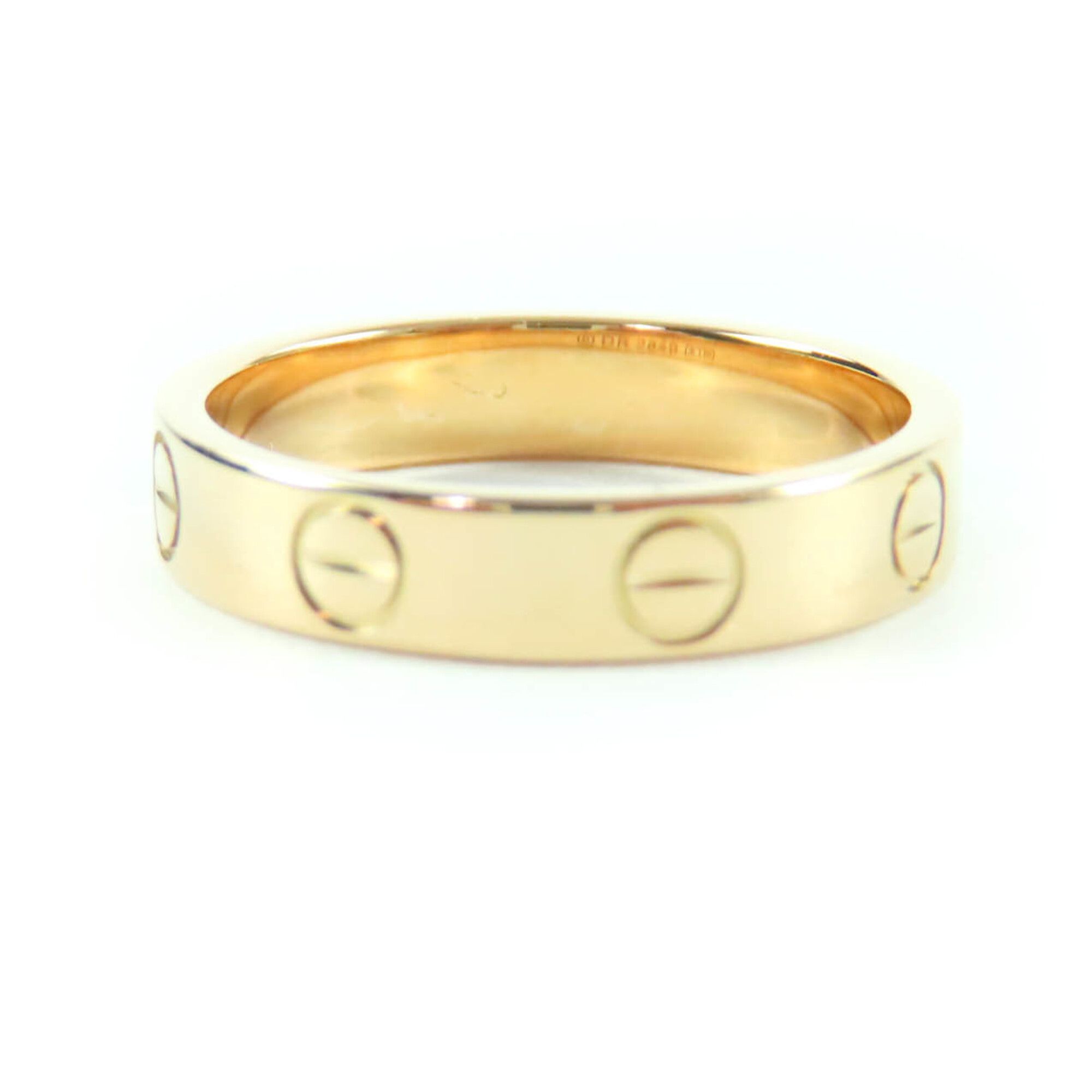 Cartier Cartier DR2849 LOVE Ring, Small, K18 750 (PG), Pink Gold, Size 49 (equivalent to Japanese size), Weight: 3.49g, Women's. Size ONE SIZE - 3 Thumbnail