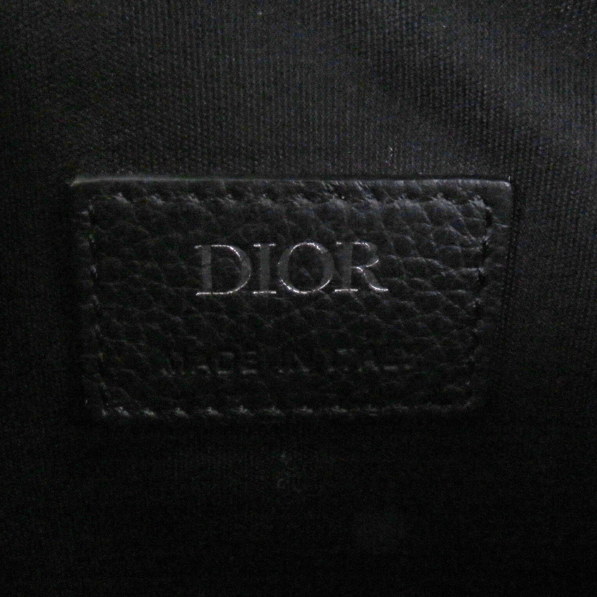 Christian Dior Monsieur DIOR Homme 2ESWS006YKY Canvas Leather Dior 8 Buckle Oblique Pattern Shoulder Bag Beige Made in Italy Men's Size ONE SIZE - 10 Thumbnail