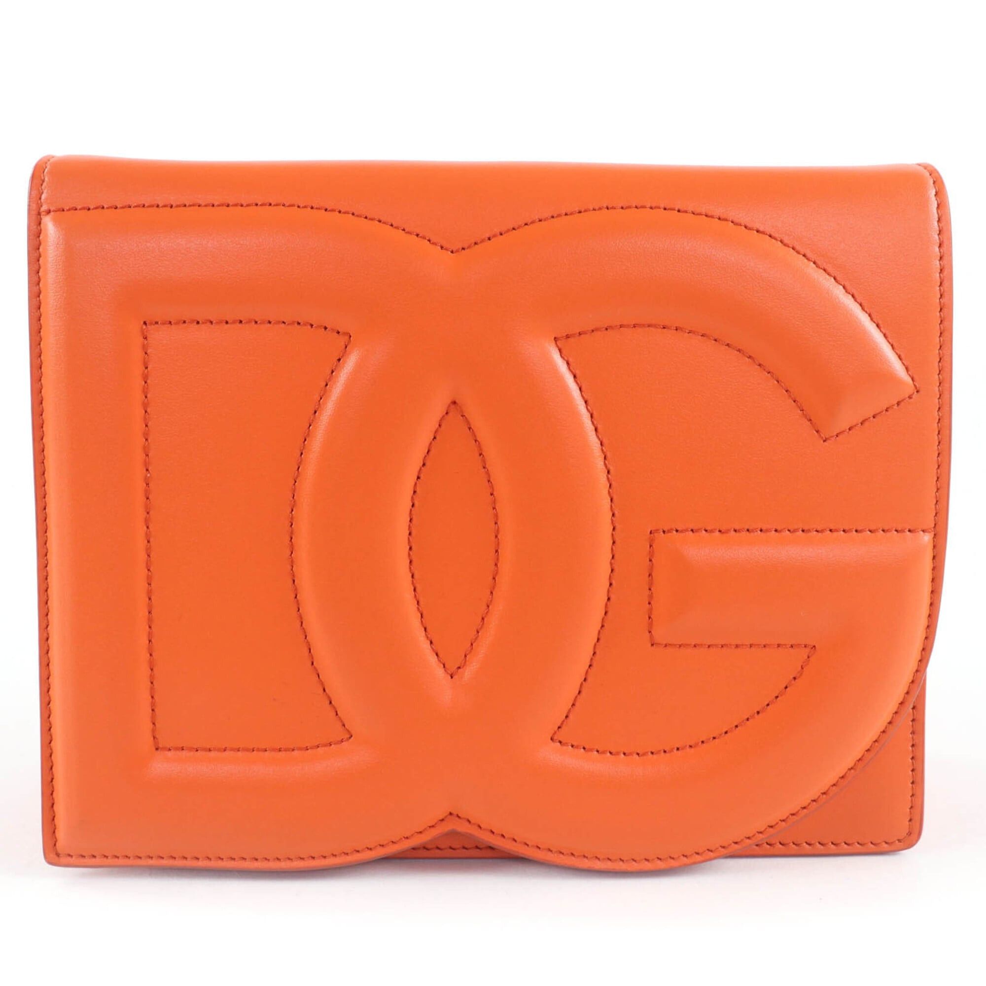 Dolce & Gabbana Dolce & Gabbana DOLCE&GABBANA DG Logo 2-Way Leather Shoulder Bag/Clutch Bag with Box and Dust Bag, Made in Italy, Women's. Size ONE SIZE - 3 Thumbnail
