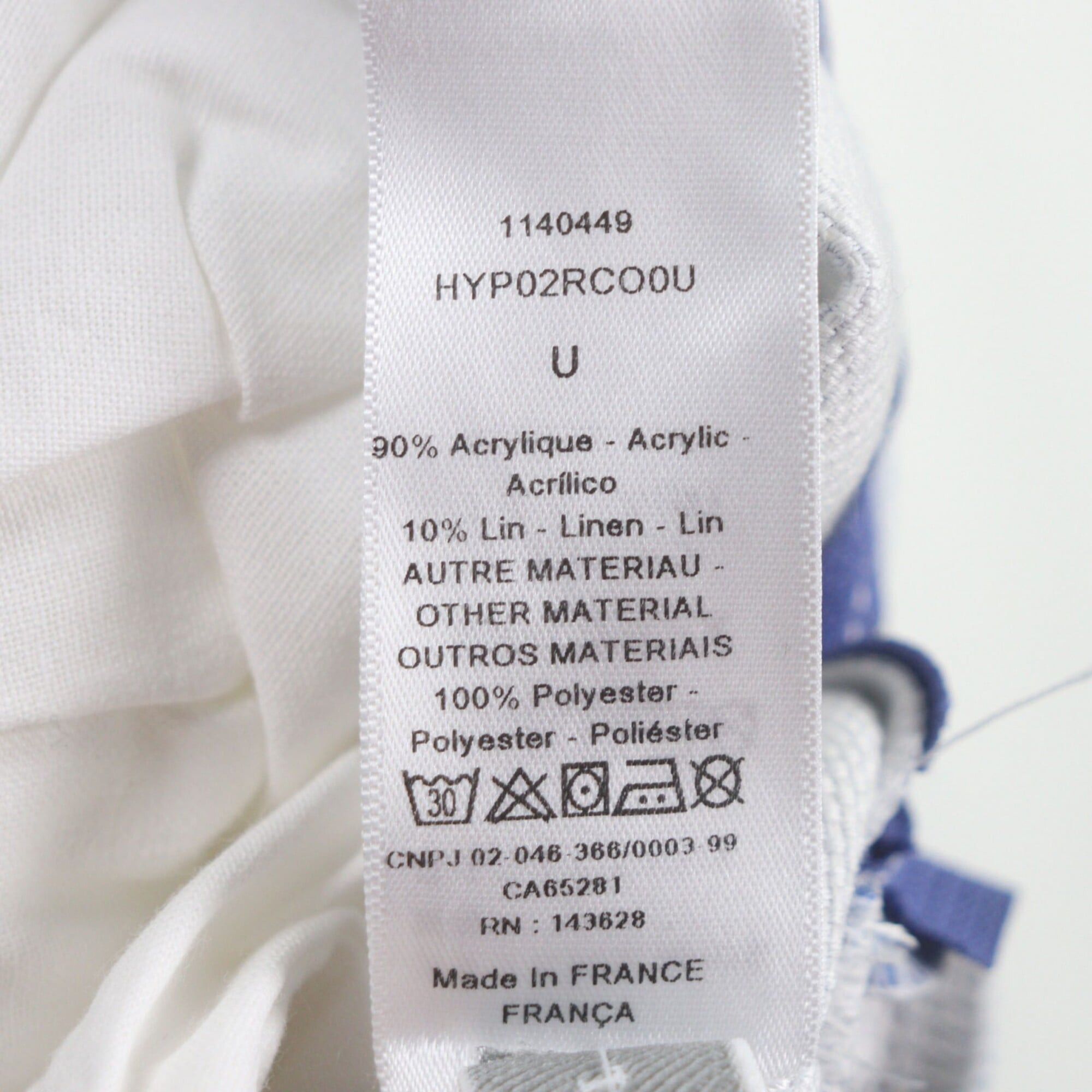 Dior Christian Dior HYP02RCO0U Dioliviera Linen Blend Cushion, Blue, Made in France, Authentic, Women's Size ONE SIZE - 8 Thumbnail