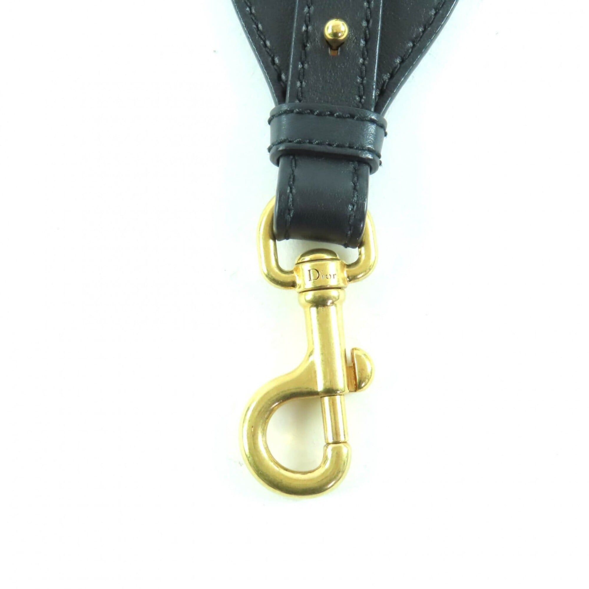 Dior Christian Dior S8557CBTE Canvas Leather Embroidered Shoulder Strap, Navy Beige, Gold Hardware, Comes with Box and Dust Bag, Made in Italy, Women's. Size ONE SIZE - 8 Thumbnail