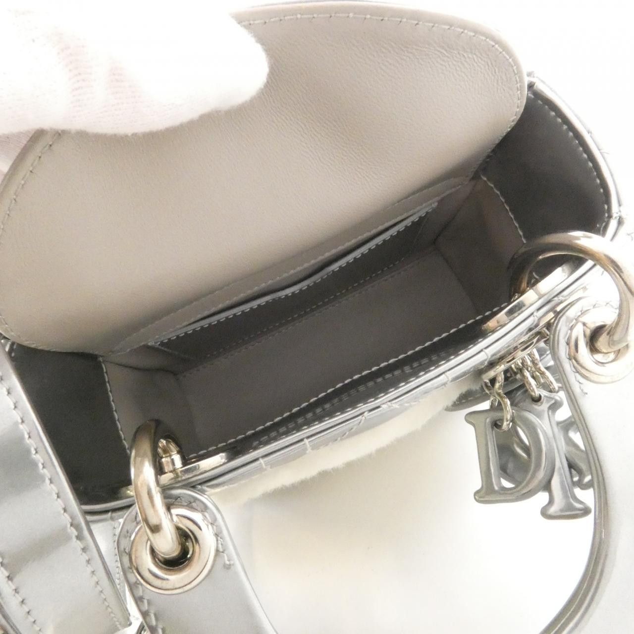 Dior Dior Christian Dior Patent Leather Shoulder Bag Plastic / Synthetic Crossbody Bag DUTY FREE for USA Size ONE SIZE - 6 Thumbnail