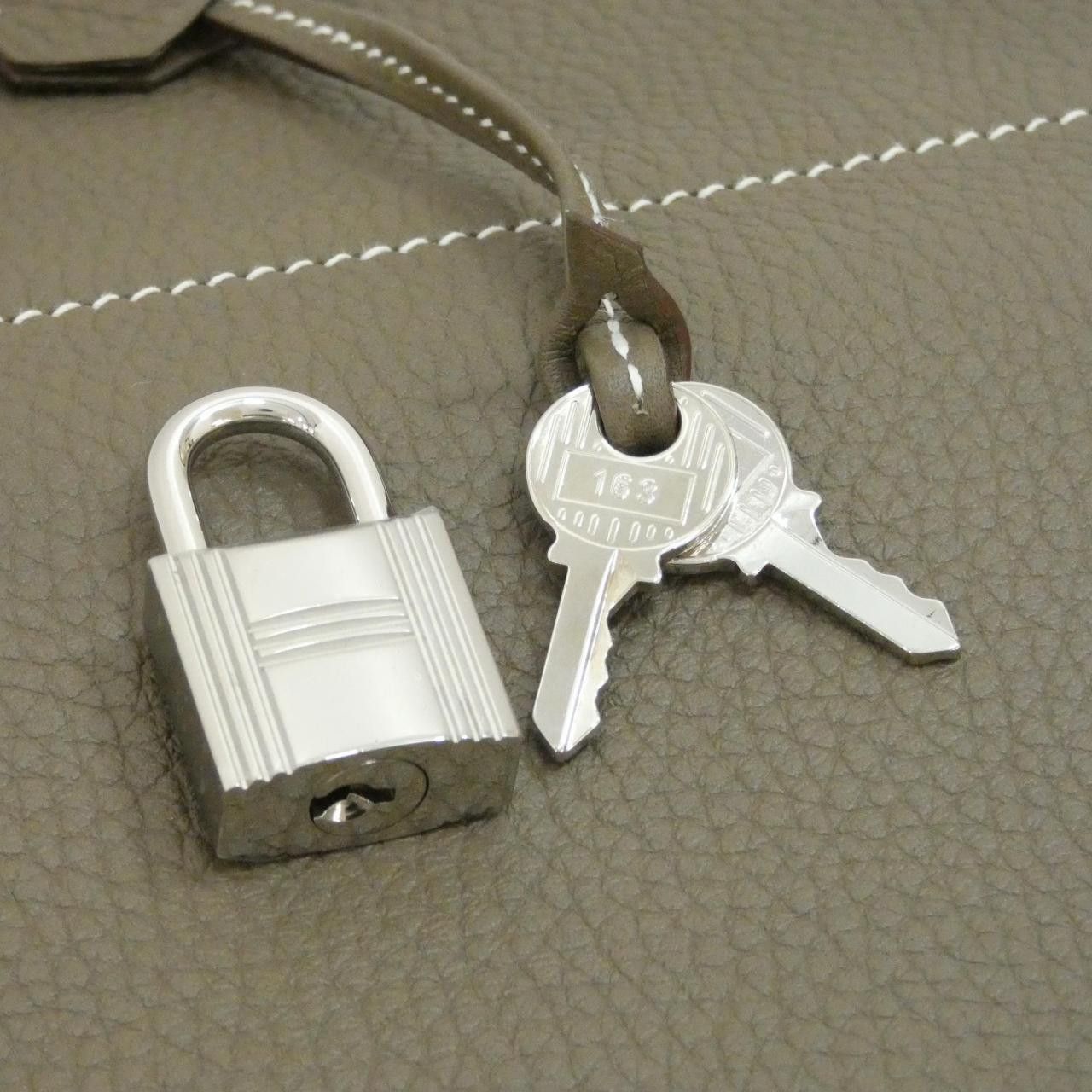 Hermes Hermes Hermes Bolide31 Trillon Clemence bag Leather Handbag Z DUTY FREE for USA Size ONE SIZE - 7 Thumbnail