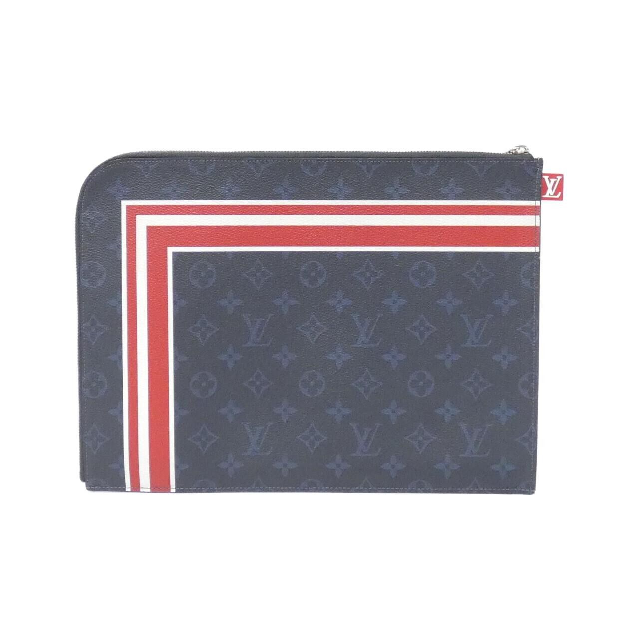 Louis Vuitton Louis Vuitton Louis Vuitton Pochette Jour Clutch Bag Textile Clutch Bag M61679 DUTY FREE for USA Size ONE SIZE - 2 Thumbnail