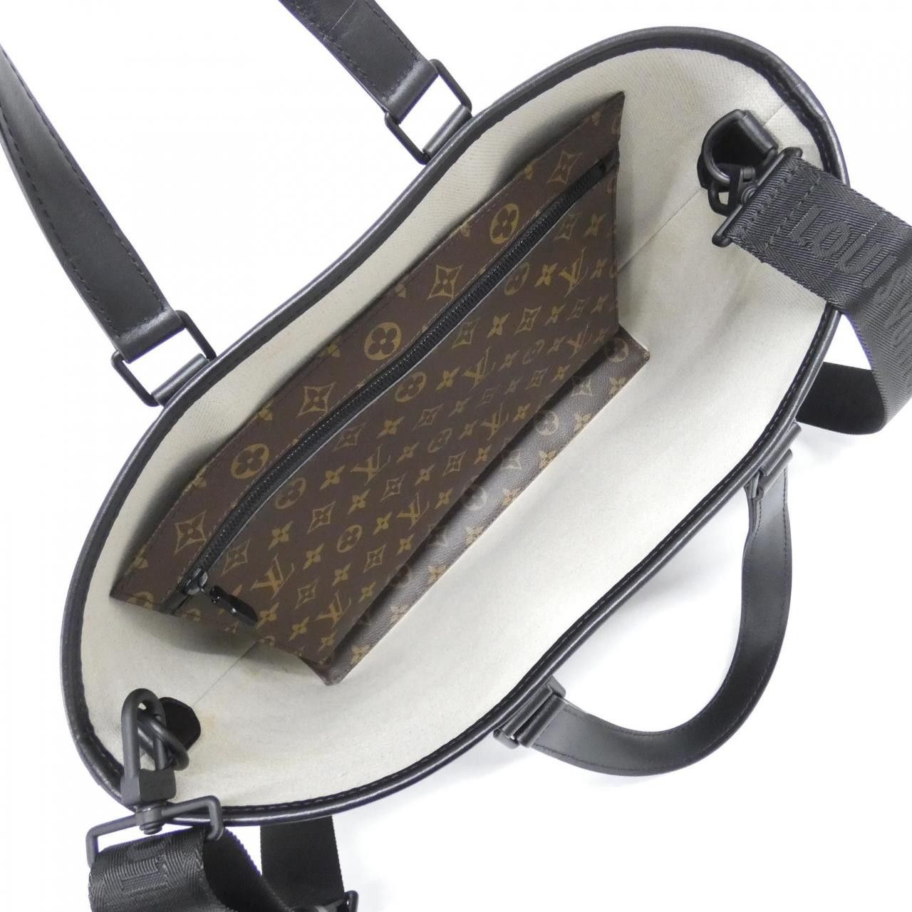 Louis Vuitton Louis Vuitton Louis Vuitton Monogram Macassar Weekend Tote Bag Textile Tote Bag M45734 DUTY FREE for USA Size ONE SIZE - 6 Thumbnail