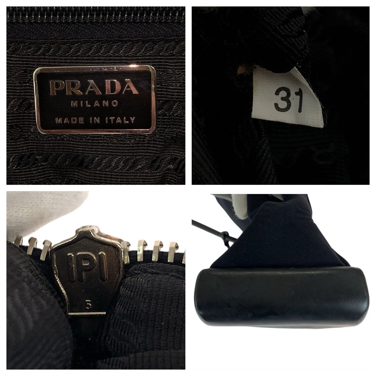 Prada Prada Prada Leather 2way Tote Bag Plastic / Synthetic Tote Bag DUTY FREE for USA Size ONE SIZE - 6 Thumbnail