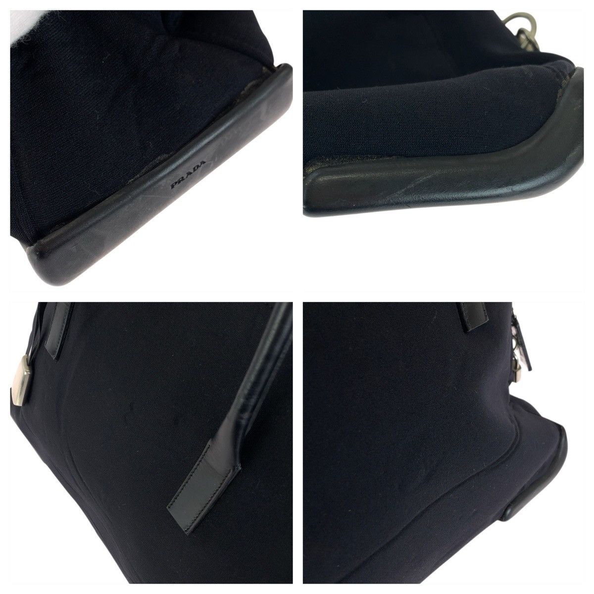 Prada Prada Prada Leather 2way Tote Bag Plastic / Synthetic Tote Bag DUTY FREE for USA Size ONE SIZE - 4 Thumbnail