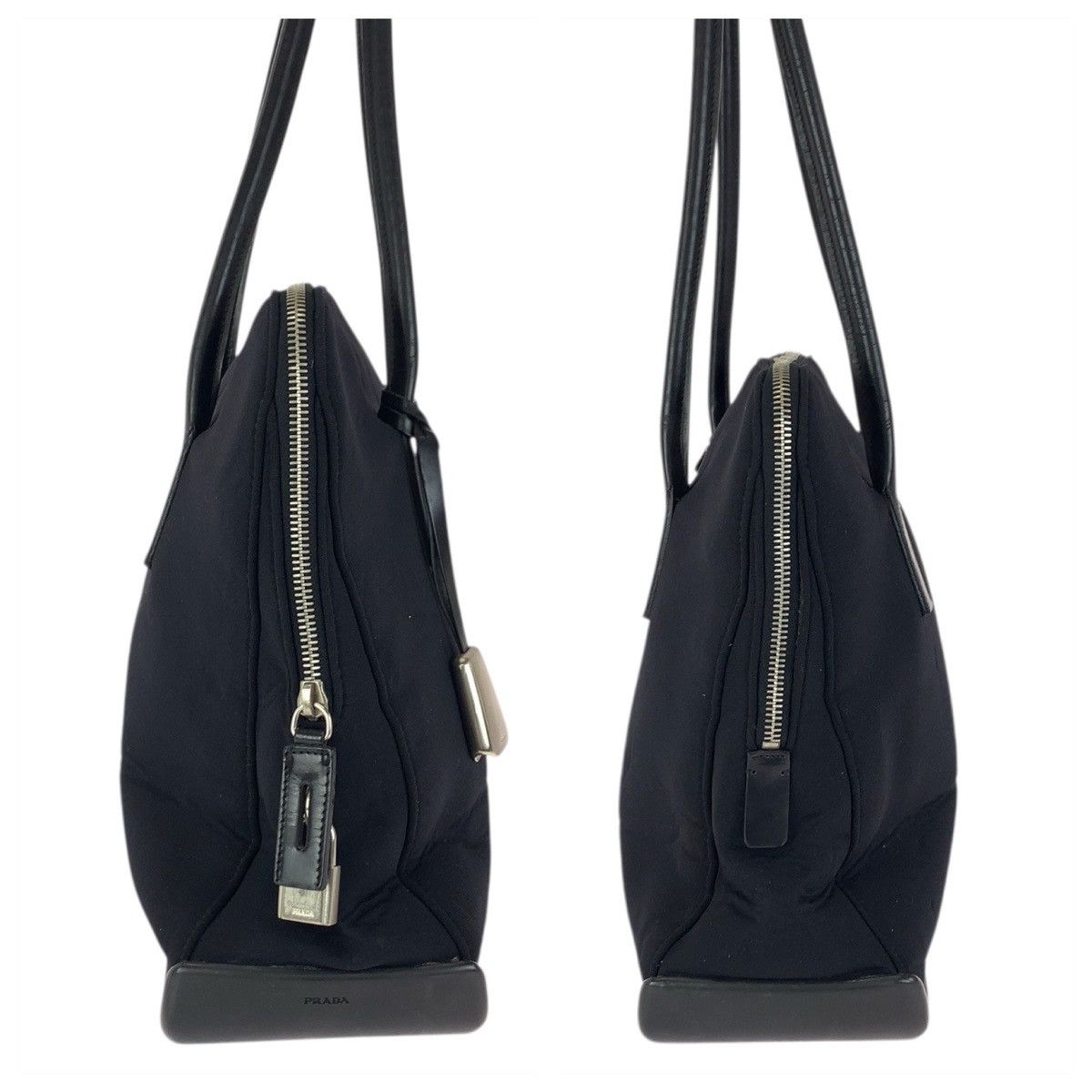 Prada Prada Prada Leather 2way Tote Bag Plastic / Synthetic Tote Bag DUTY FREE for USA Size ONE SIZE - 8 Thumbnail